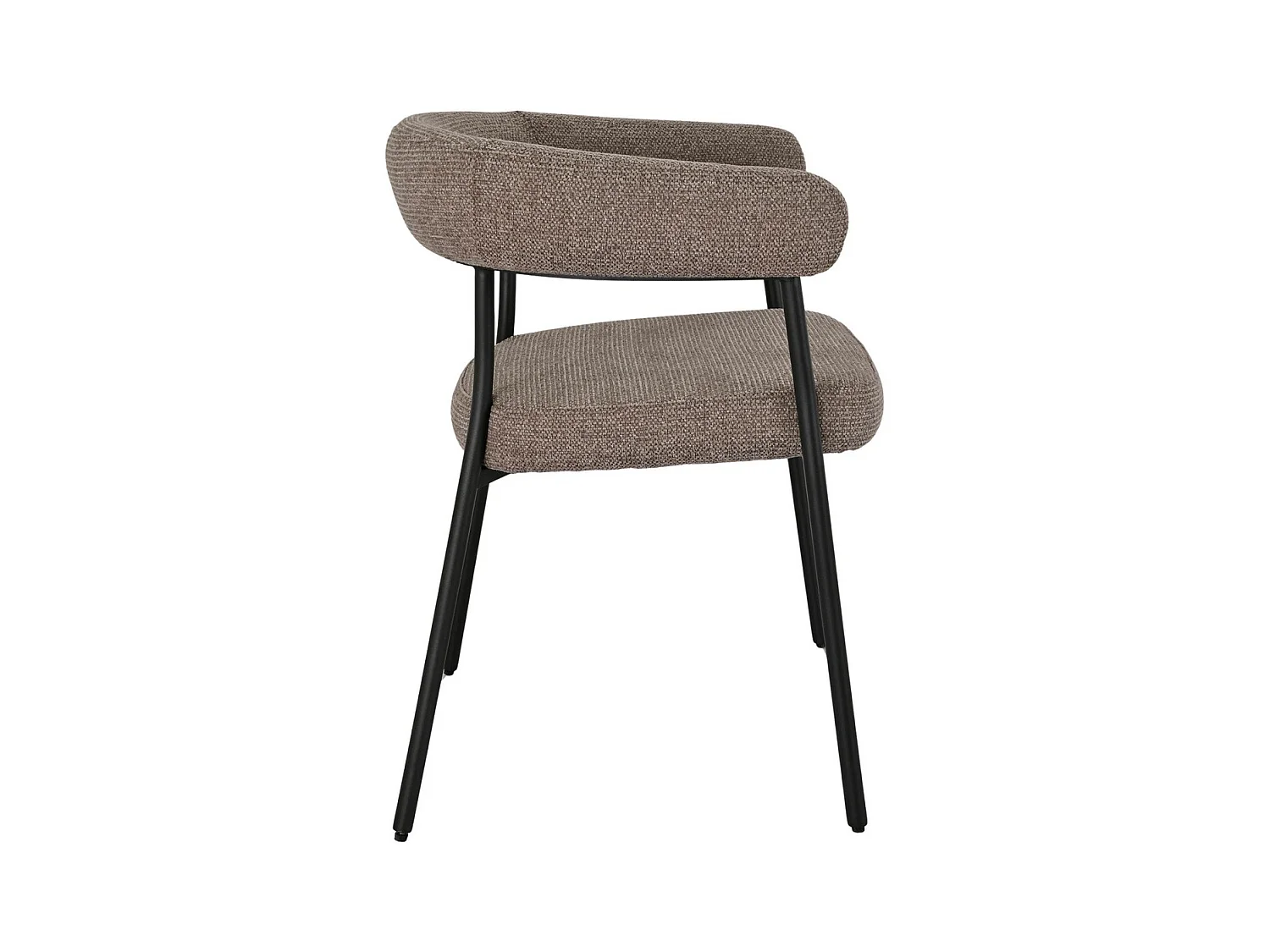 Lot de 2 Chaises Trivio, Marron, 57,5x56x77 cm, Seven Design