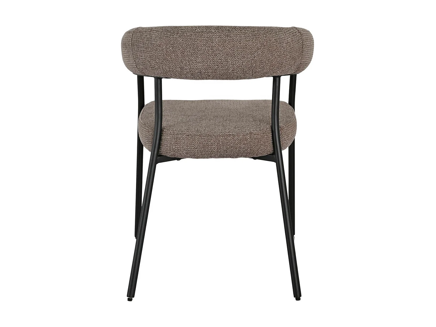 Lot de 2 Chaises Trivio, Marron, 57,5x56x77 cm, Seven Design