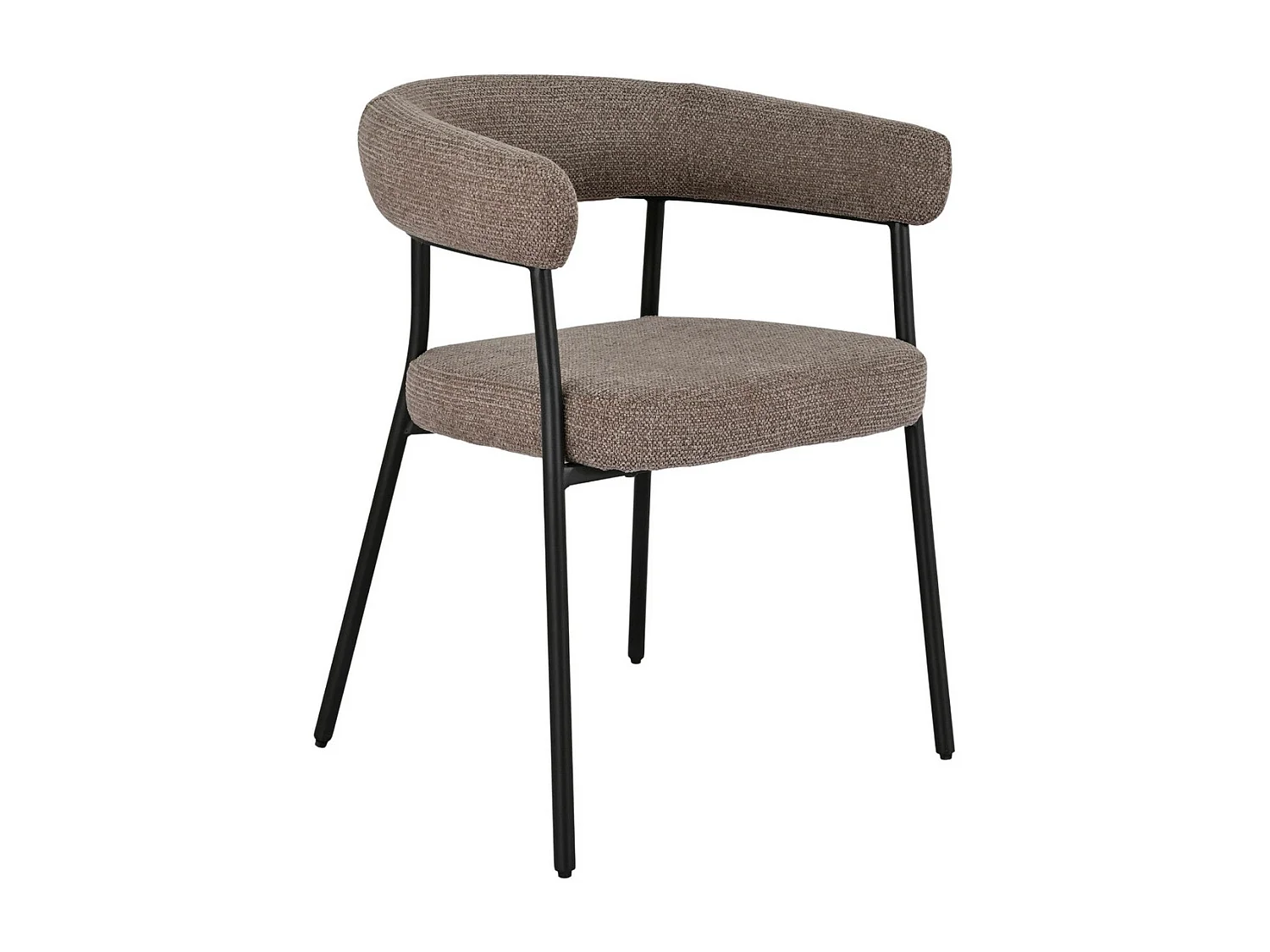 Zestaw 2 krzeseł Trivio, Brązowy, 57,5x56x77 cm, Seven Design