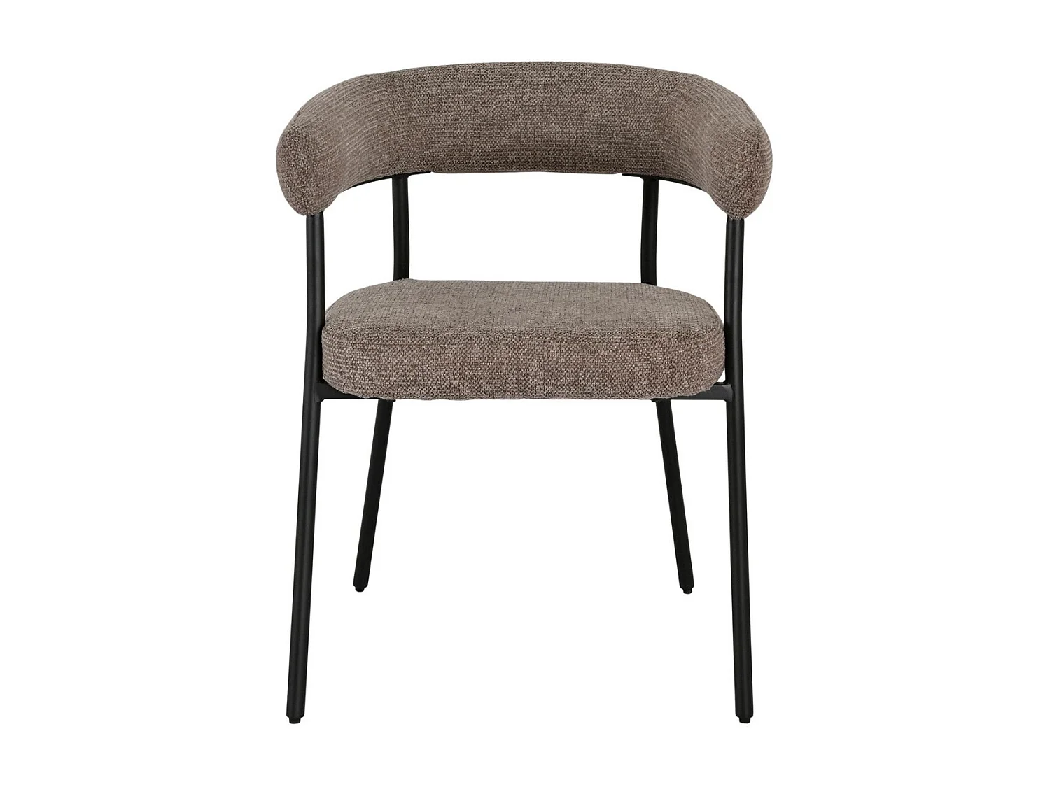 Zestaw 2 krzeseł Trivio, Brązowy, 57,5x56x77 cm, Seven Design