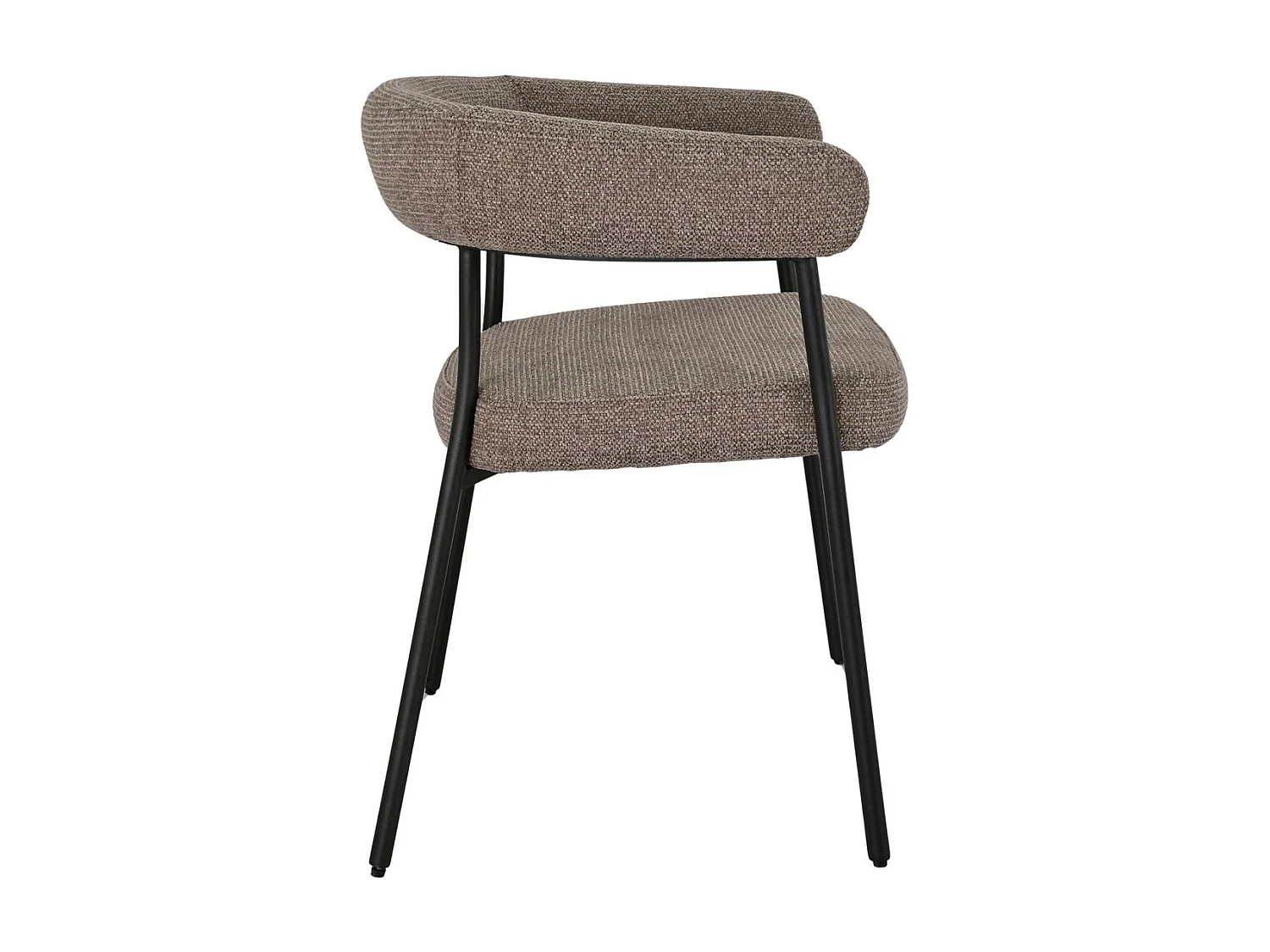 Zestaw 2 krzeseł Trivio, Brązowy, 57,5x56x77 cm, Seven Design