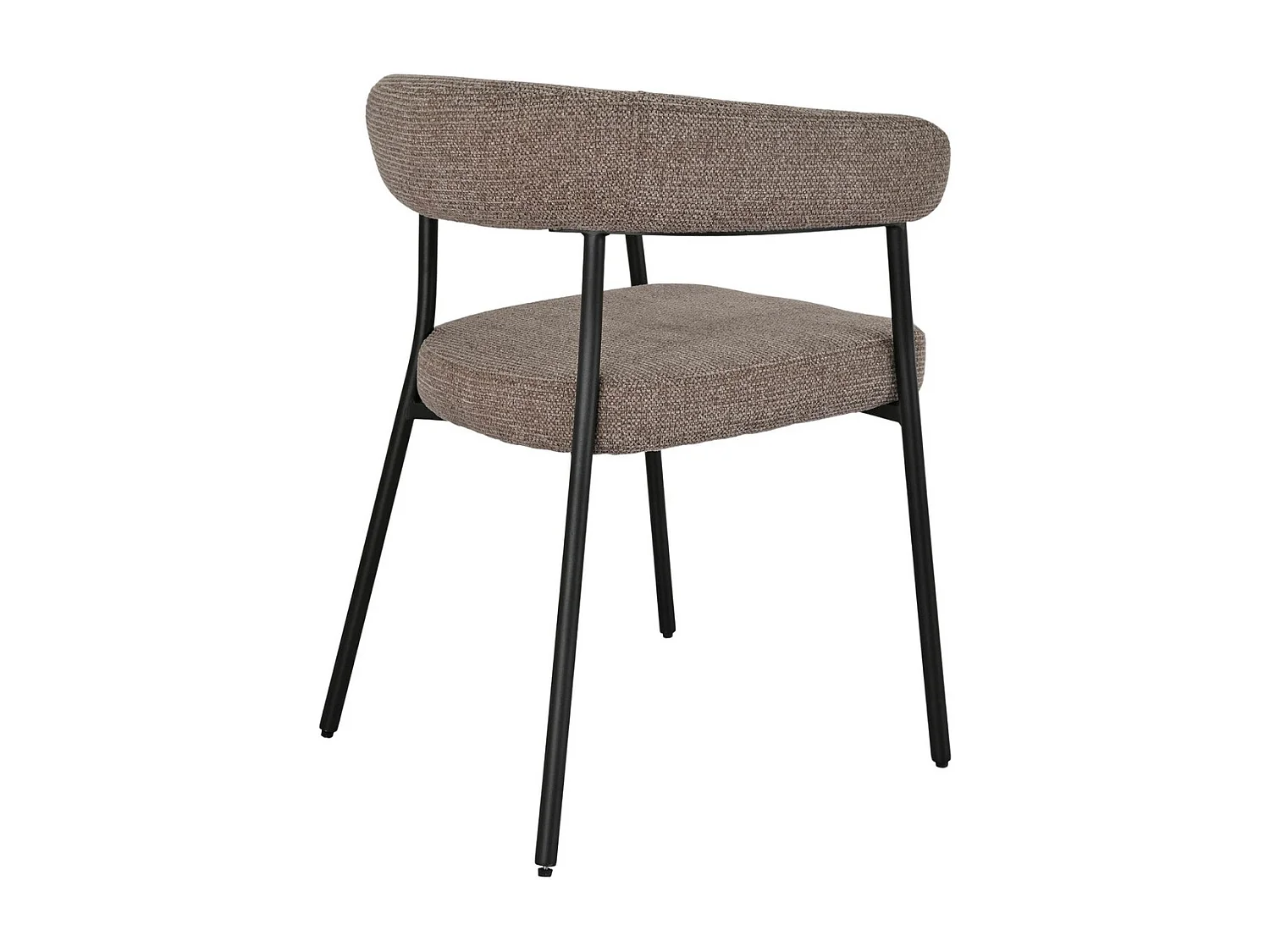 Zestaw 2 krzeseł Trivio, Brązowy, 57,5x56x77 cm, Seven Design