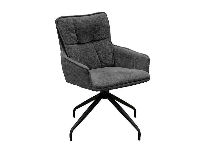 Set di 2 Sedie Ketty, Grigio, 57x61x88 cm, Seven Design