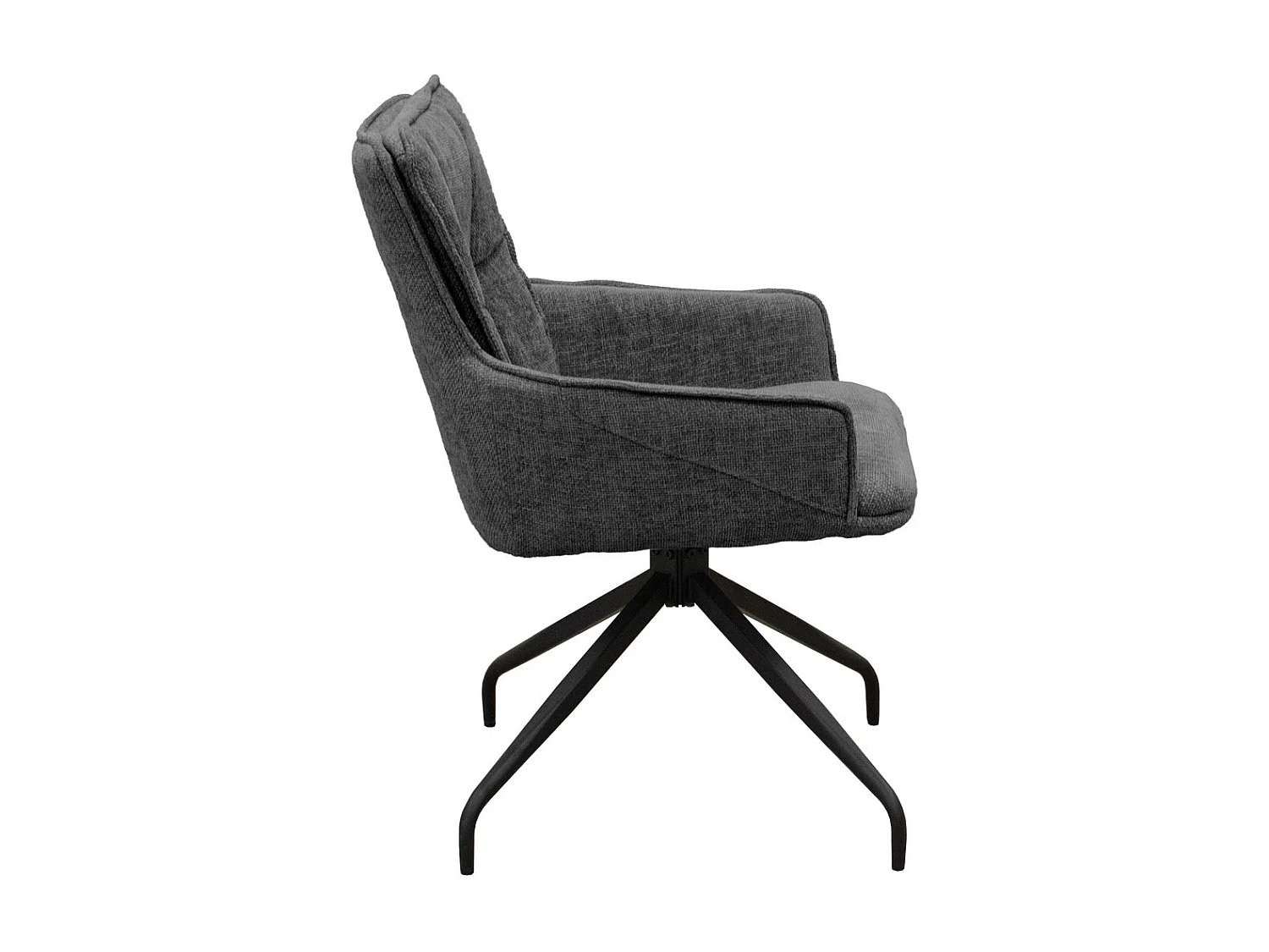 Set di 2 Sedie Ketty, Grigio, 57x61x88 cm, Seven Design