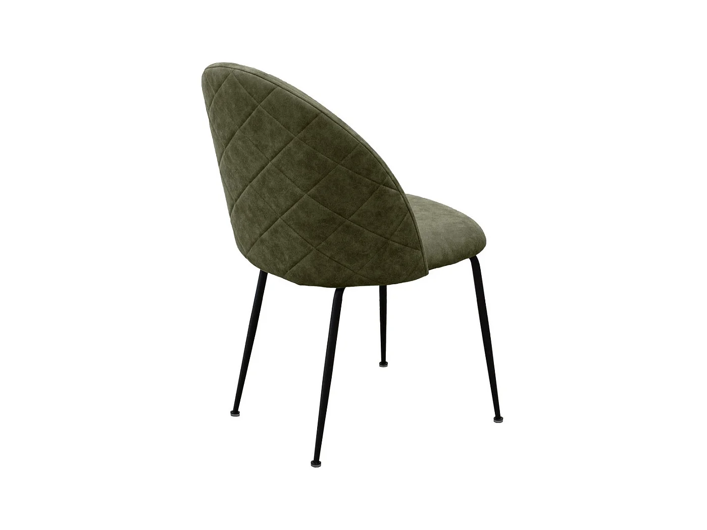 Lot de 4 Chaises Elisa, Vert, 41x58,5x86 cm, Seven Design