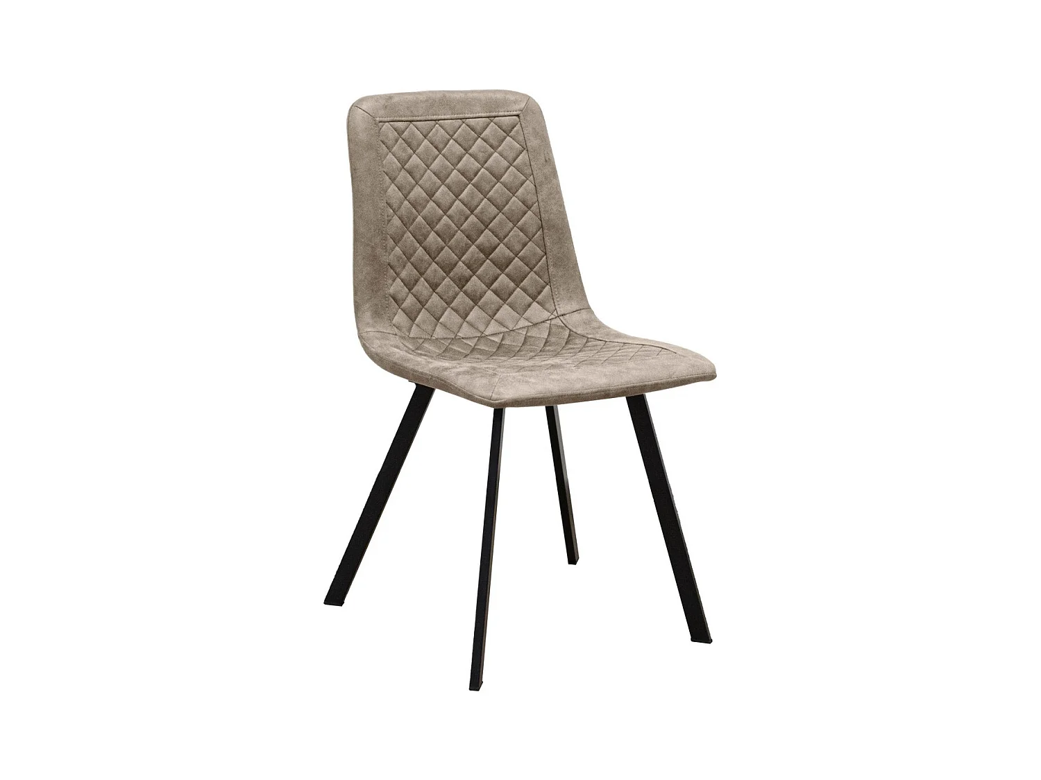 Lot de 4 Chaises Wendy, Gris Tourterelle, 43x40x87 cm, Seven Design