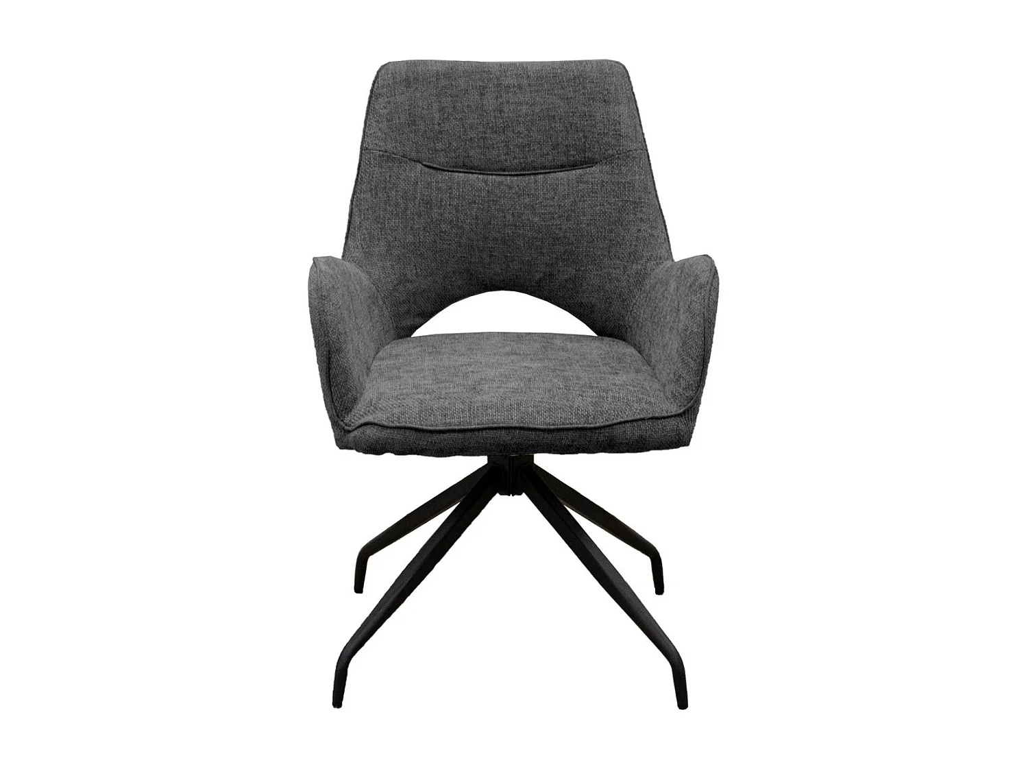 Set di 2 Sedie Brigitte, Grigio, 58x74x86 cm, Seven Design