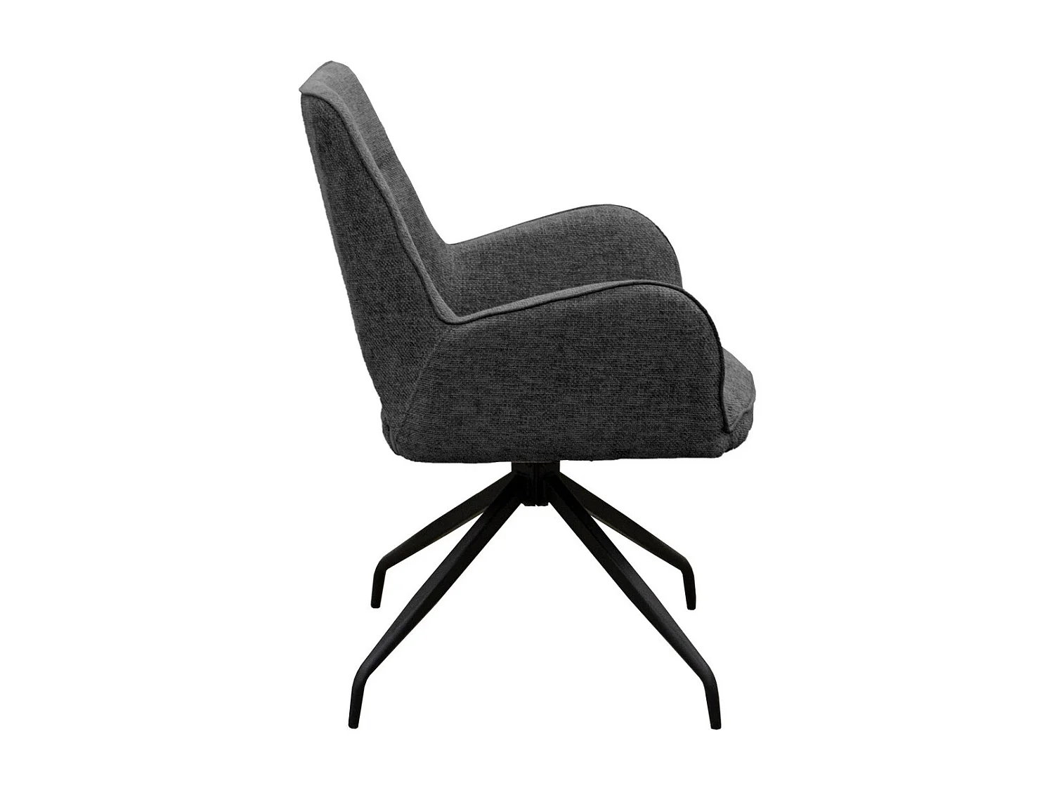 Set di 2 Sedie Brigitte, Grigio, 58x74x86 cm, Seven Design