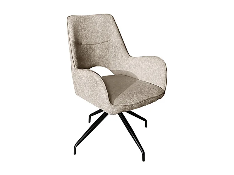 Set di 2 Sedie Brigitte, Tortora, 58x74x86 cm, Epikasa