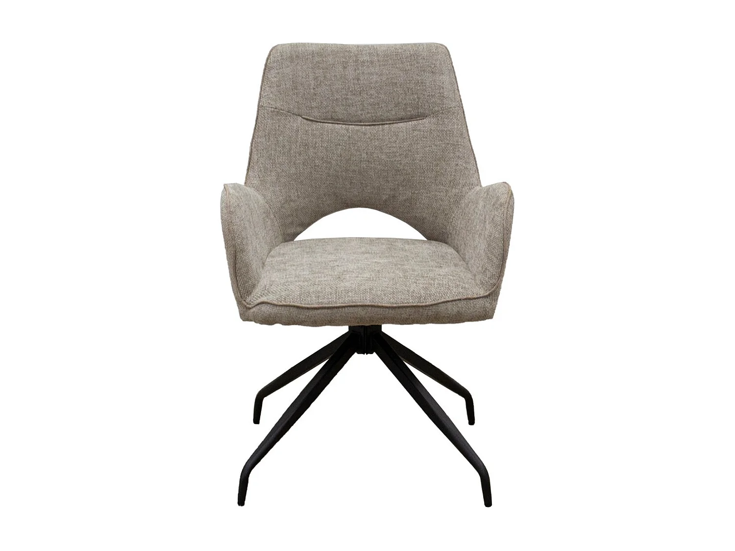 Set di 2 Sedie Brigitte, Tortora, 58x74x86 cm, Seven Design