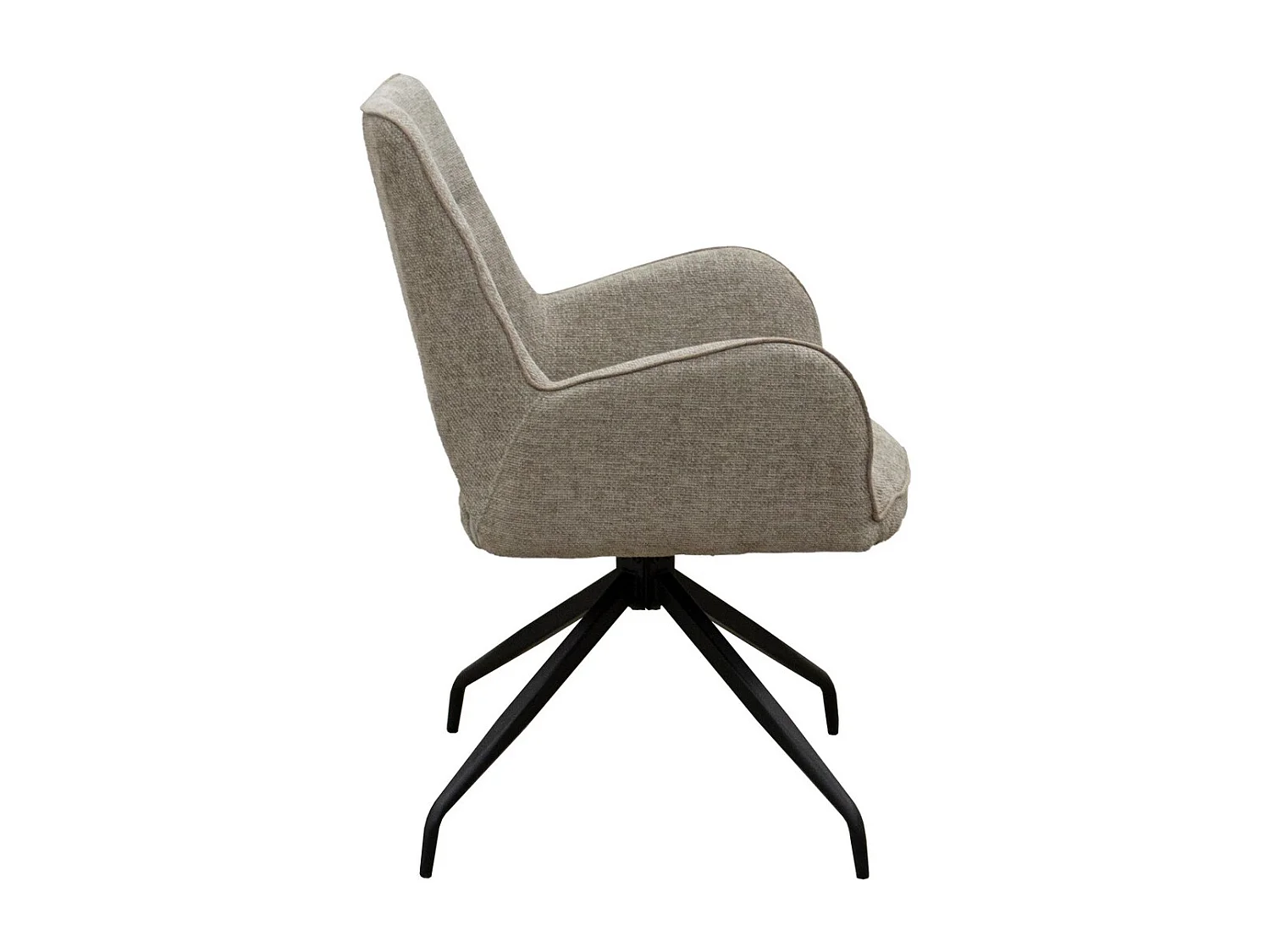 Set di 2 Sedie Brigitte, Tortora, 58x74x86 cm, Seven Design