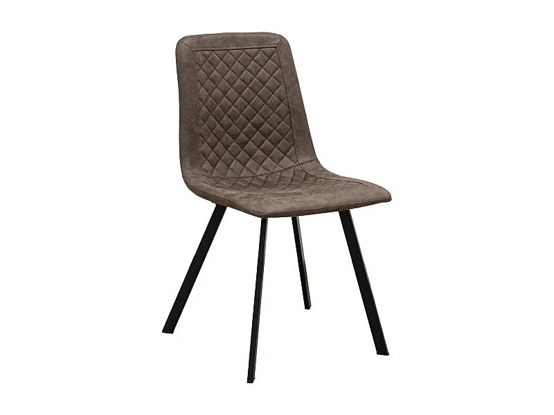 Zestaw 4 krzeseł Wendy 1, Brązowy, 43x40x87 cm, Seven Design