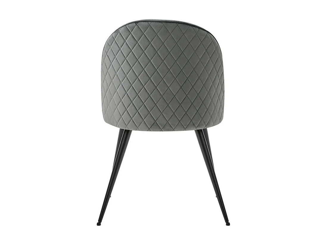 Zestaw 2 krzeseł Elisa SG, Szary, 50,5x54,5x83 cm, Seven Design