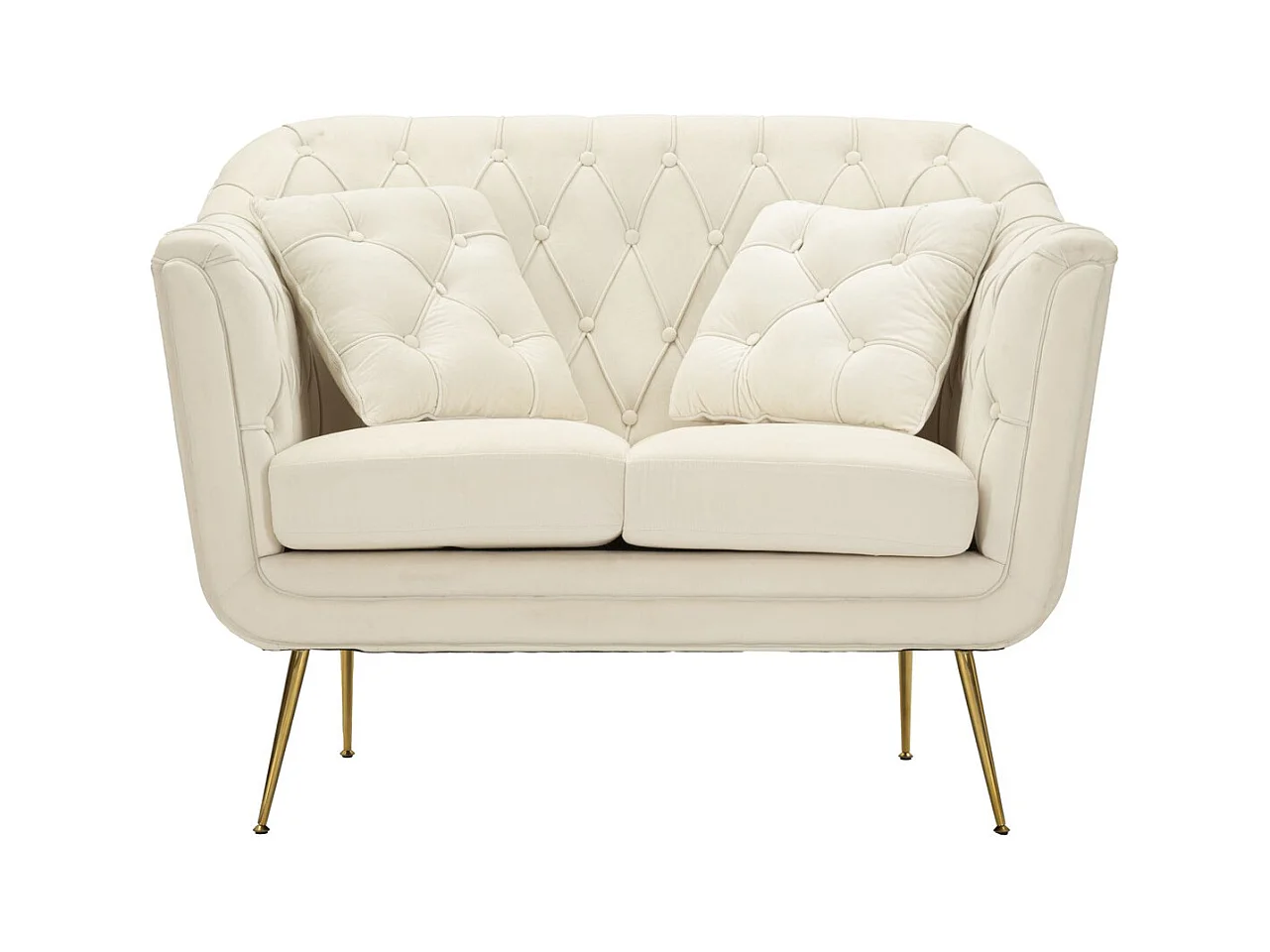 Divano MF894, Beige, 130x83x91 cm, Epikasa