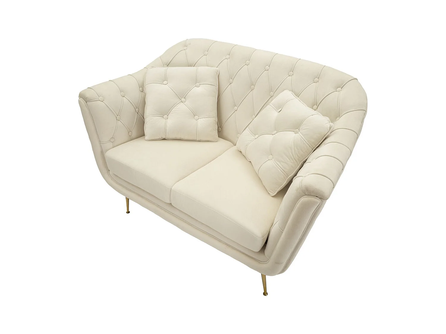 Divano MF894, Beige, 130x83x91 cm, Epikasa