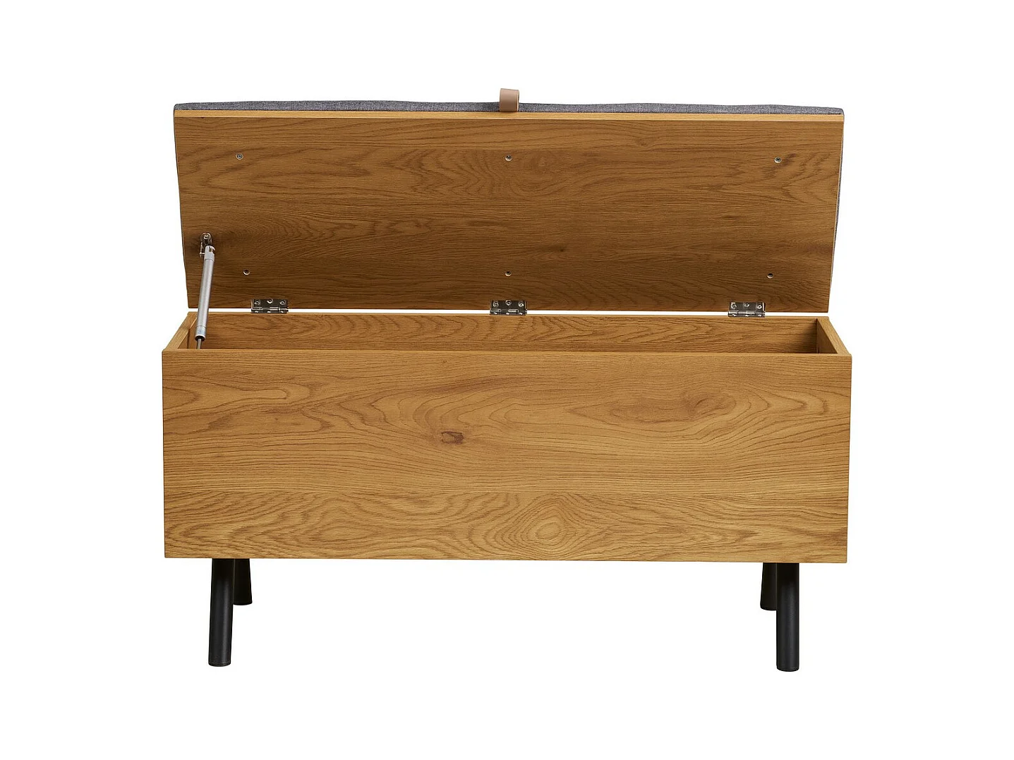 Banc avec Rangement Barco, Marron, 92x33x48 cm, Seven Design