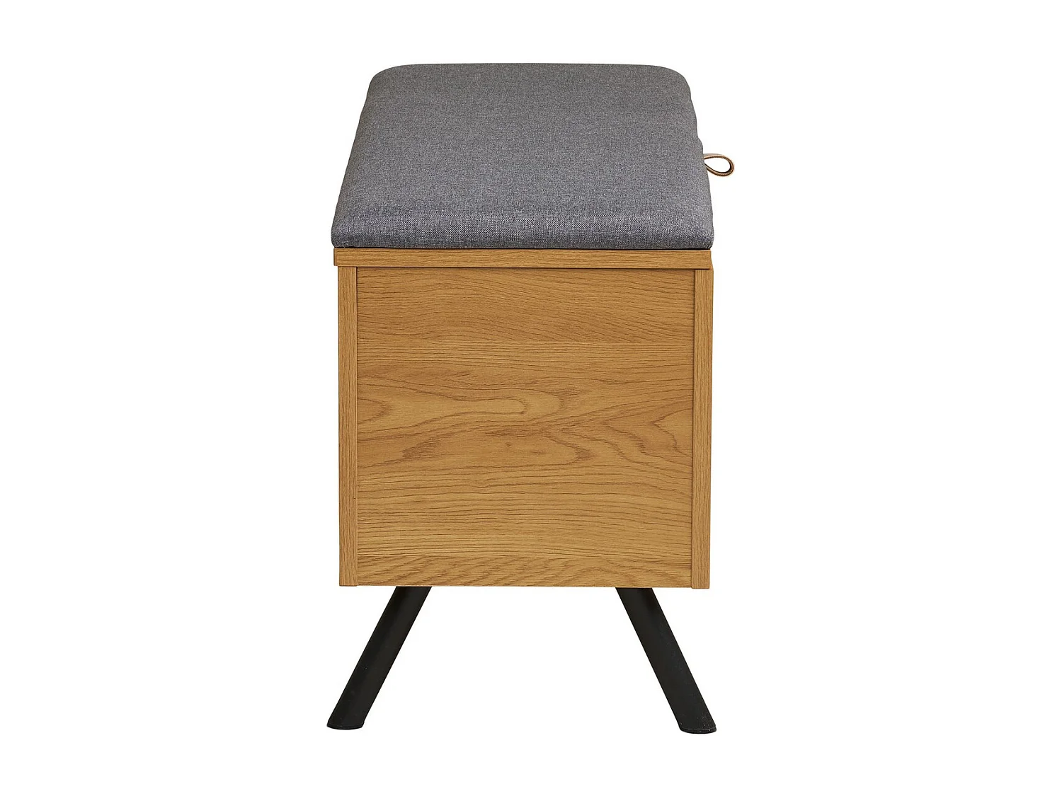 Banc avec Rangement Barco, Marron, 92x33x48 cm, Seven Design