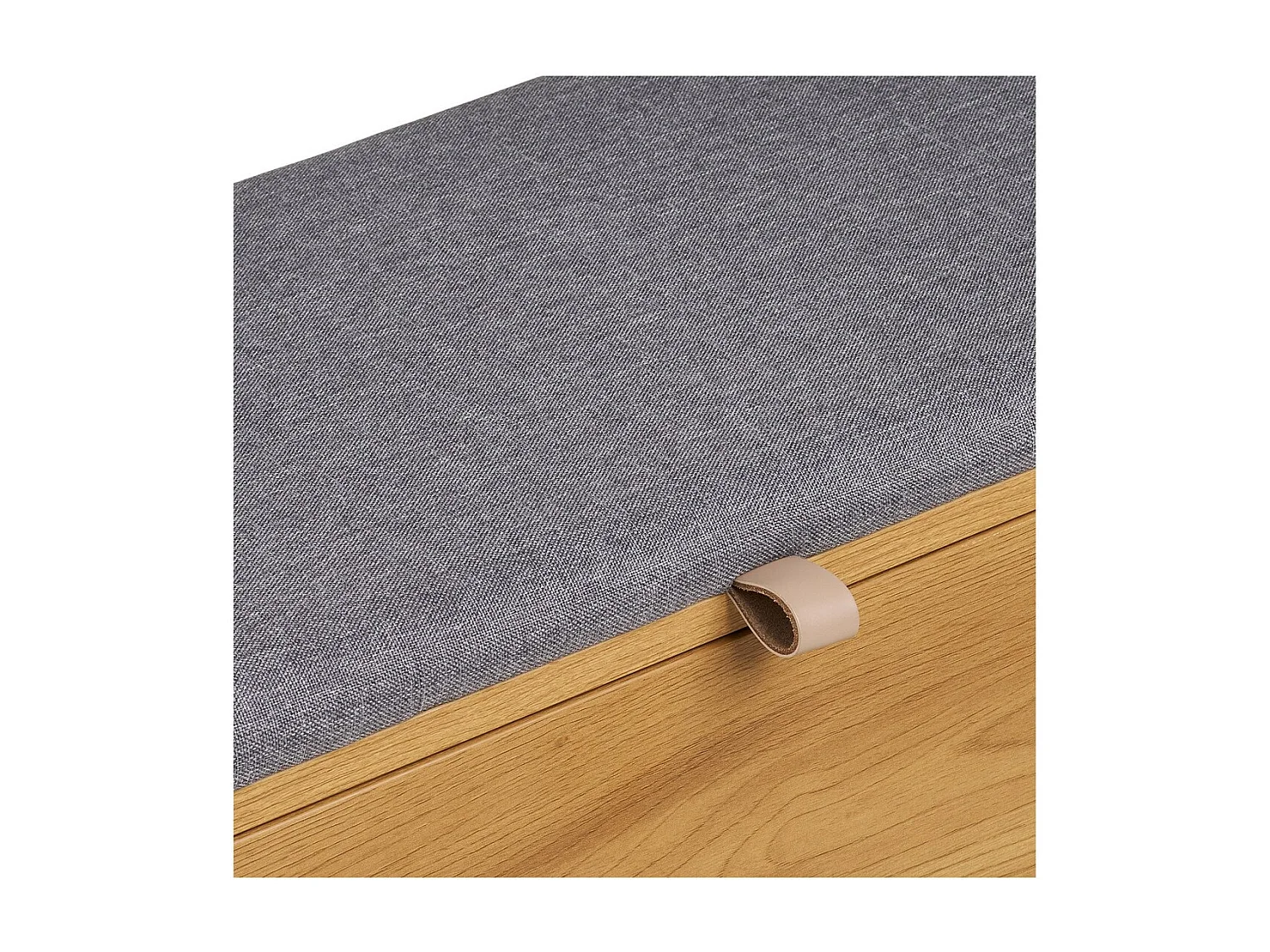 Banc avec Rangement Barco, Marron, 92x33x48 cm, Seven Design