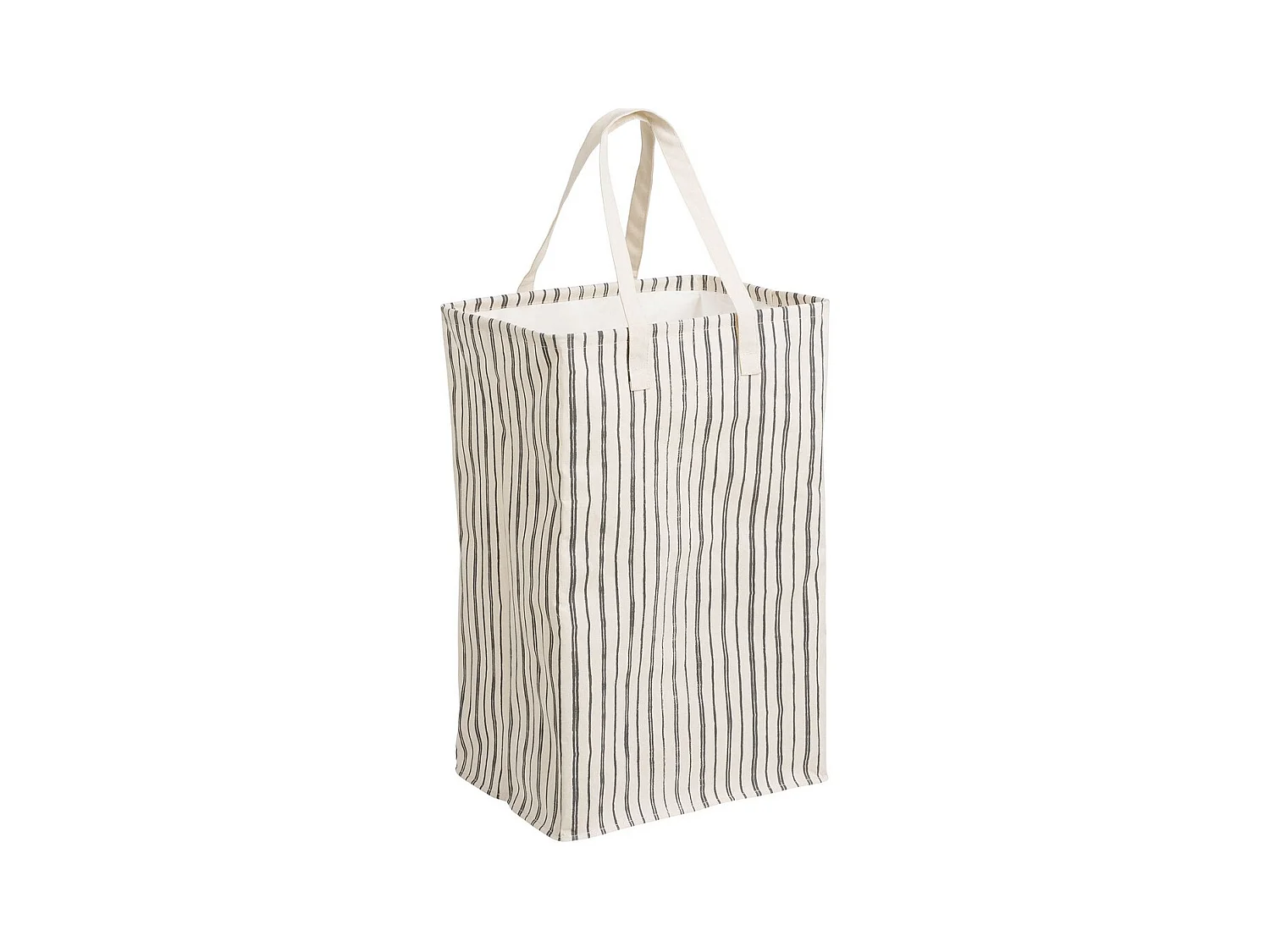 Panier à Linge Argor, Blanc, 38x28x58 cm, Seven Design