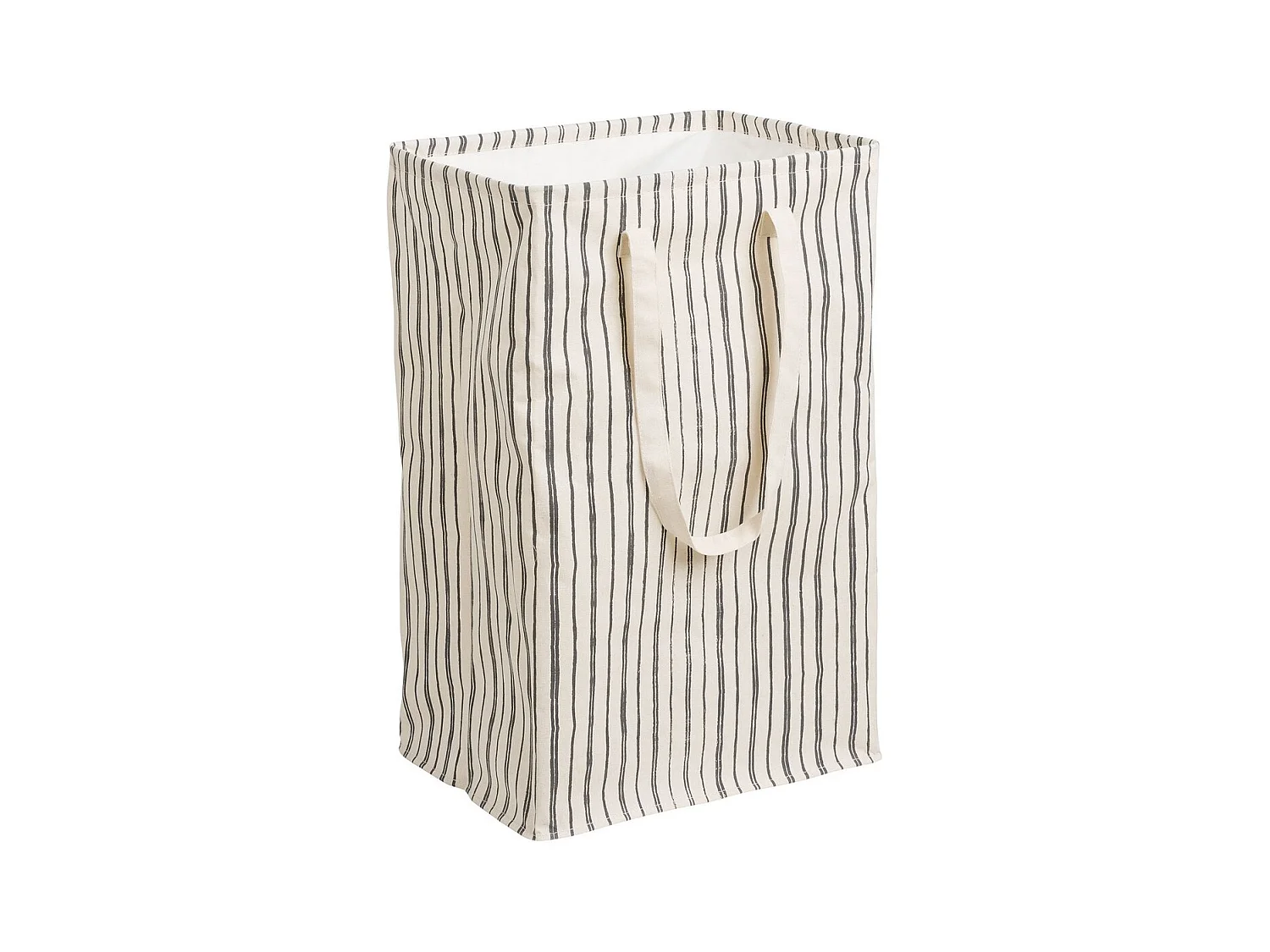 Panier à Linge Argor, Blanc, 38x28x58 cm, Seven Design