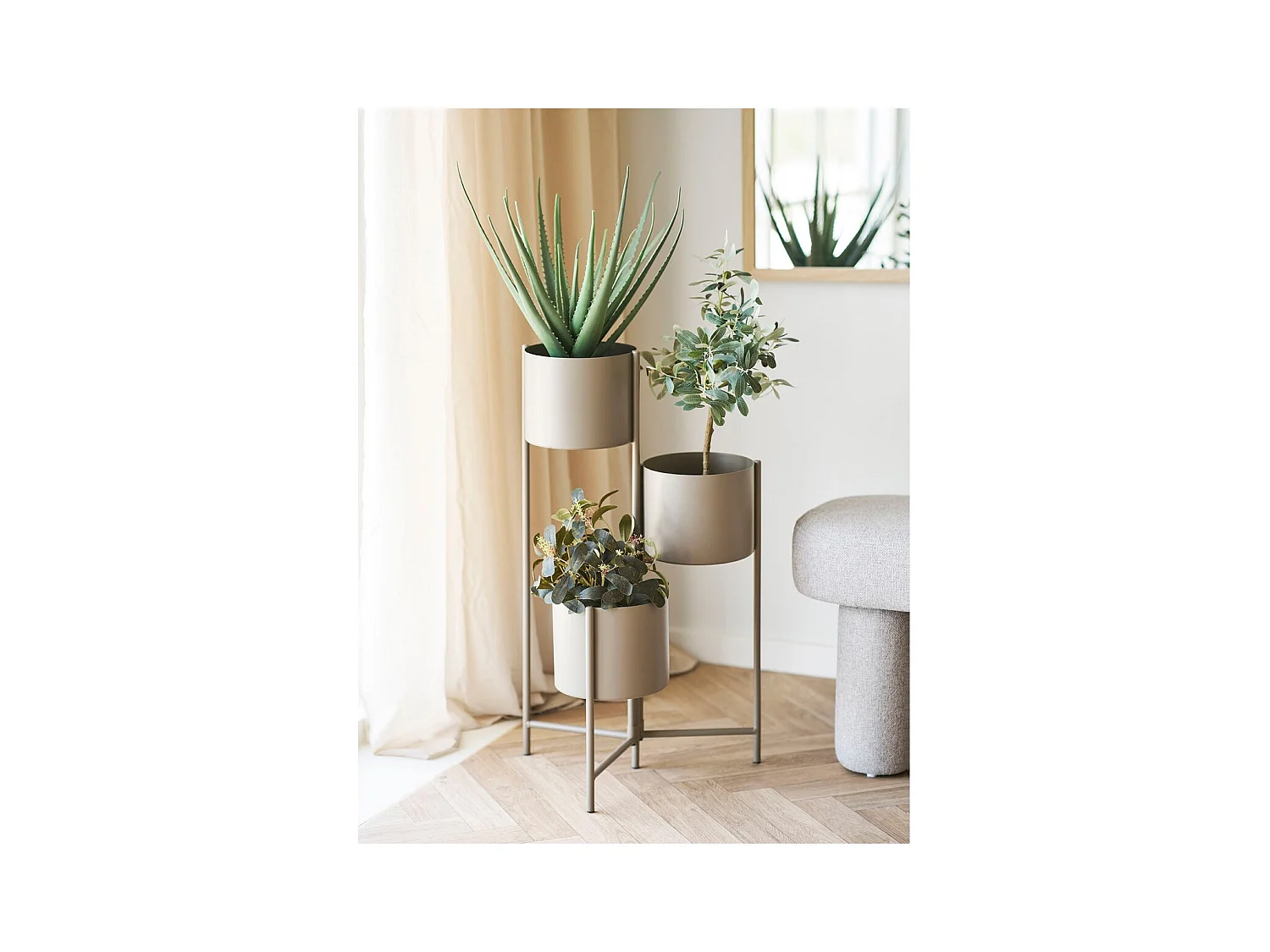 Plante Artificielle Willow, Vert, 15x15x35 cm, Seven Design