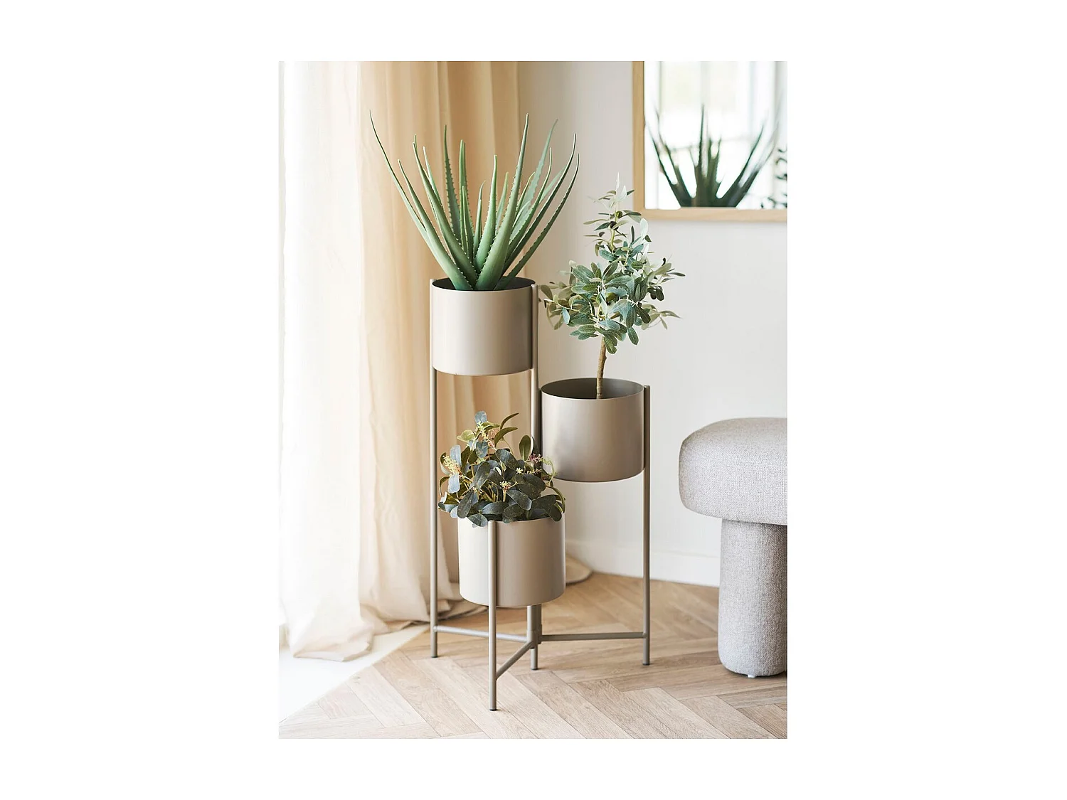 Sztuczna Roślina Wierzba, Zielony, 15x15x35 cm, Seven Design