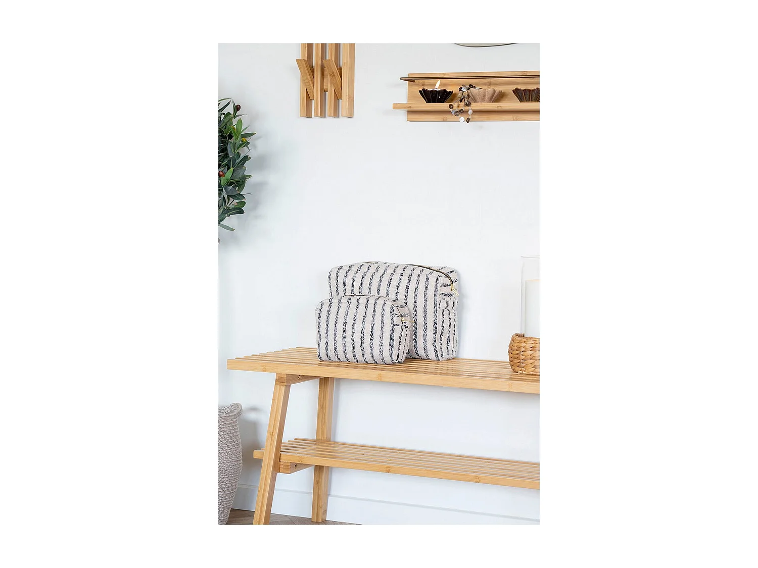 Kosmetyczka Nador, Biały, 30x11x22 cm, Seven Design