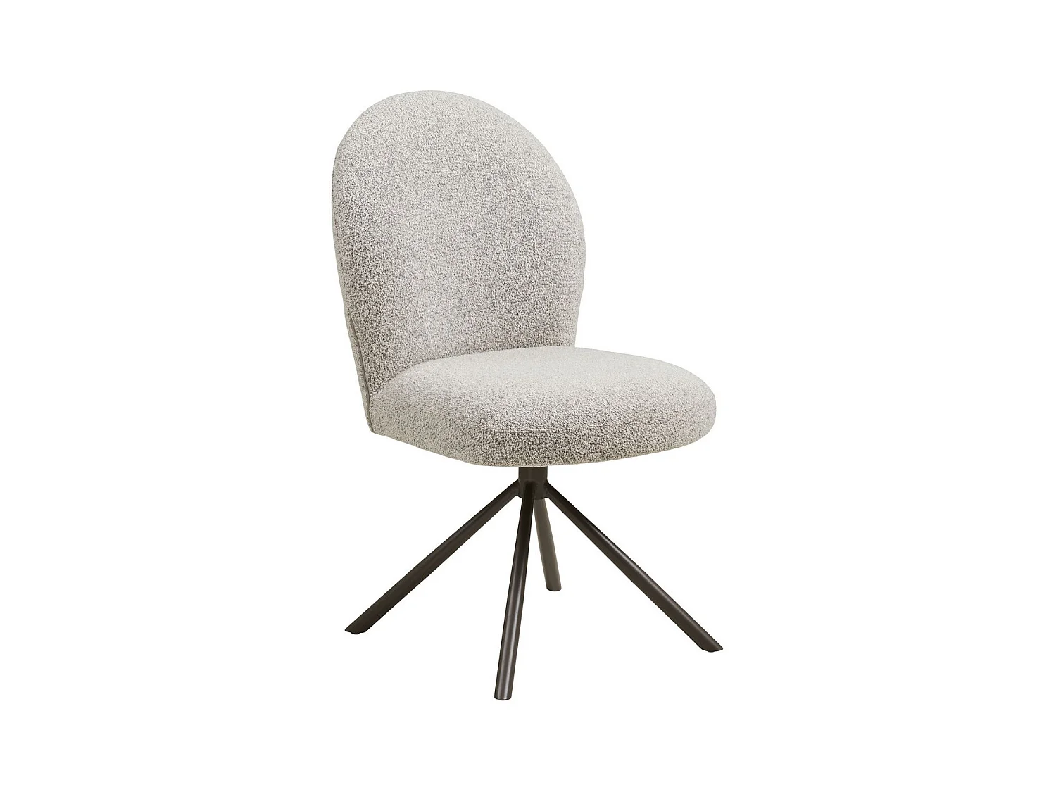 Lot de 2 Chaises Lana, Blanc, 50x63x91,5 cm, Seven Design