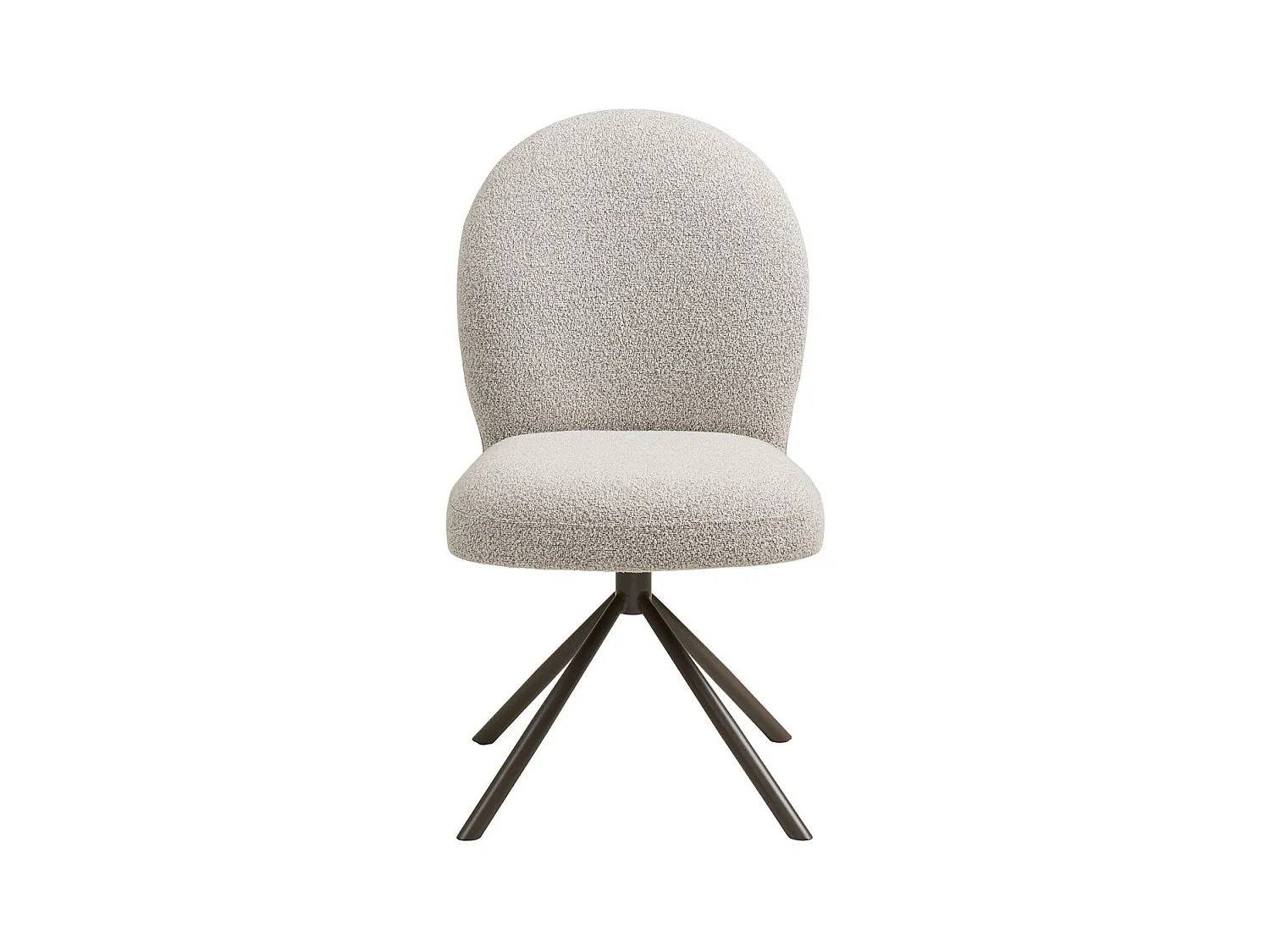 Lot de 2 Chaises Lana, Blanc, 50x63x91,5 cm, Seven Design