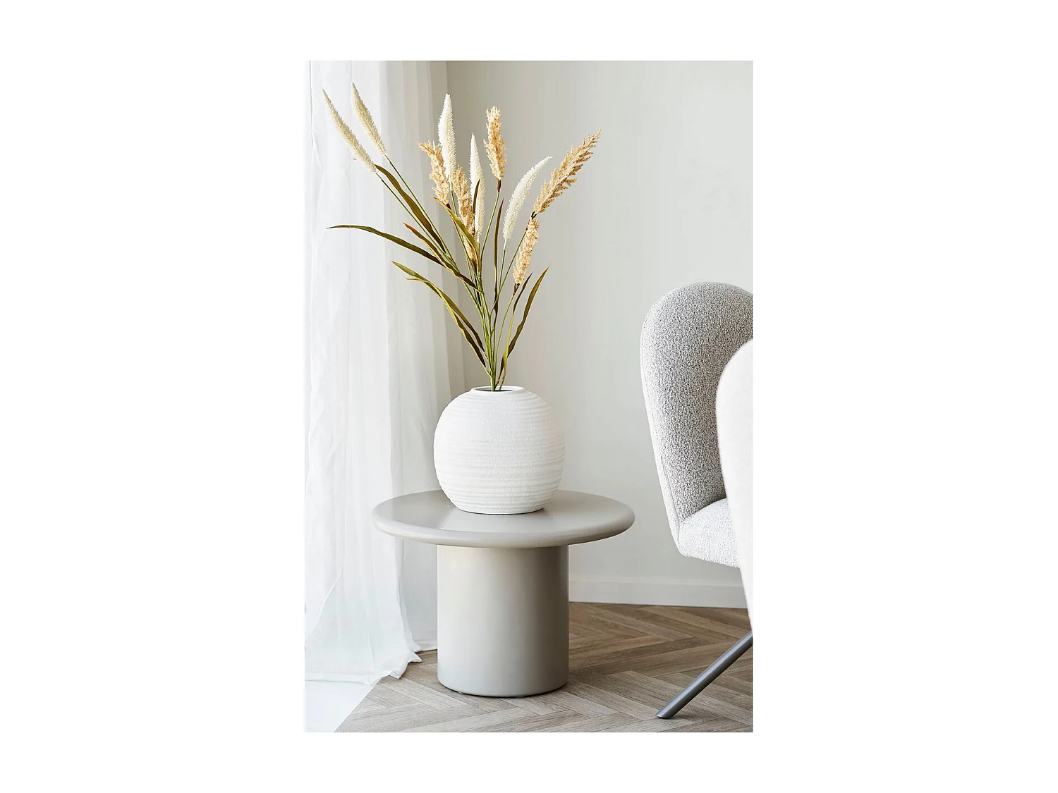 Lot de 2 Chaises Lana, Blanc, 50x63x91,5 cm, Seven Design