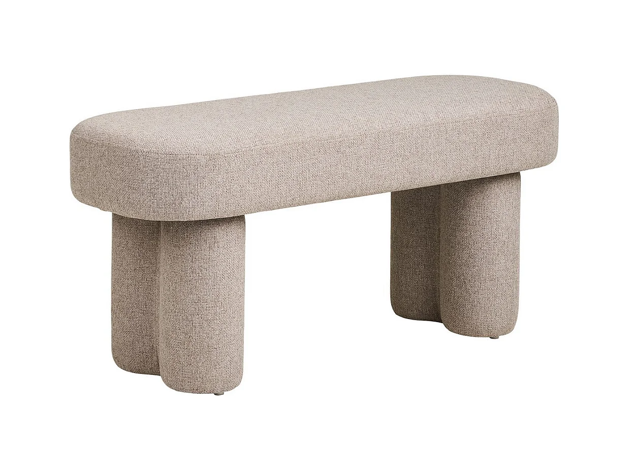 Banc Weston, Beige, 95x36x45 cm, Seven Design