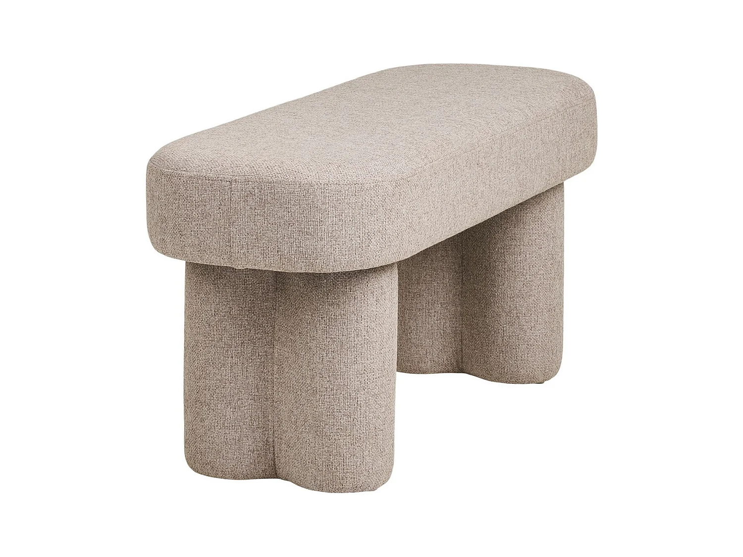 Banc Weston, Beige, 95x36x45 cm, Seven Design