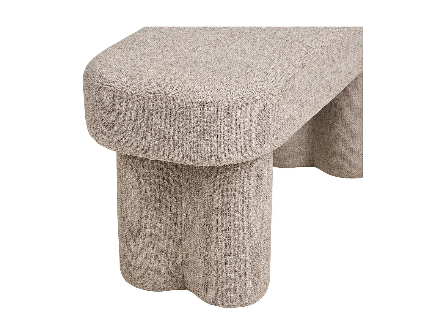 Banc Weston, Beige, 95x36x45 cm, Seven Design