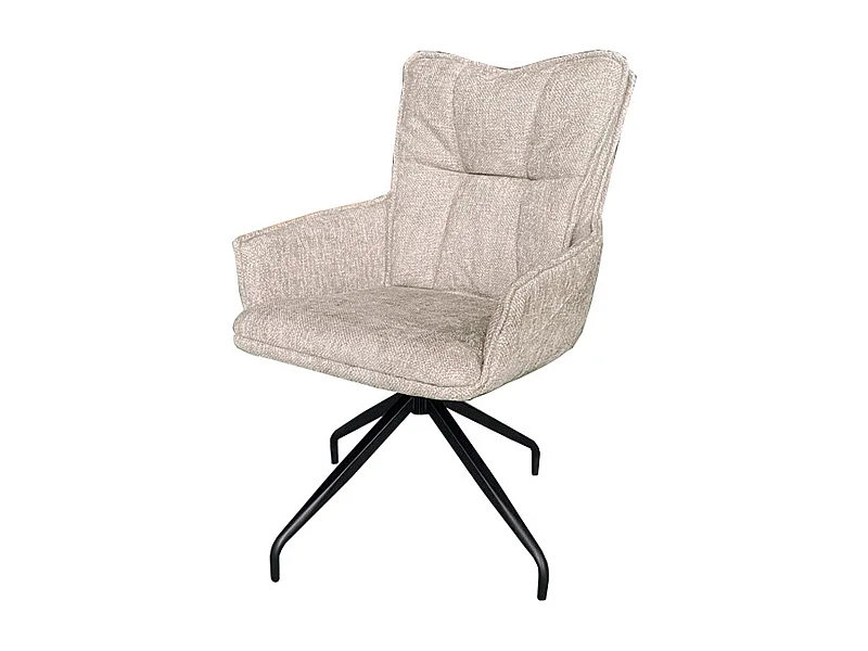 Set di 2 Sedie Ketty, Tortora, 57x61x88 cm, Epikasa