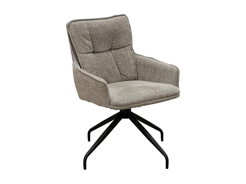 Set di 2 Sedie Ketty, Tortora, 57x61x88 cm, Seven Design