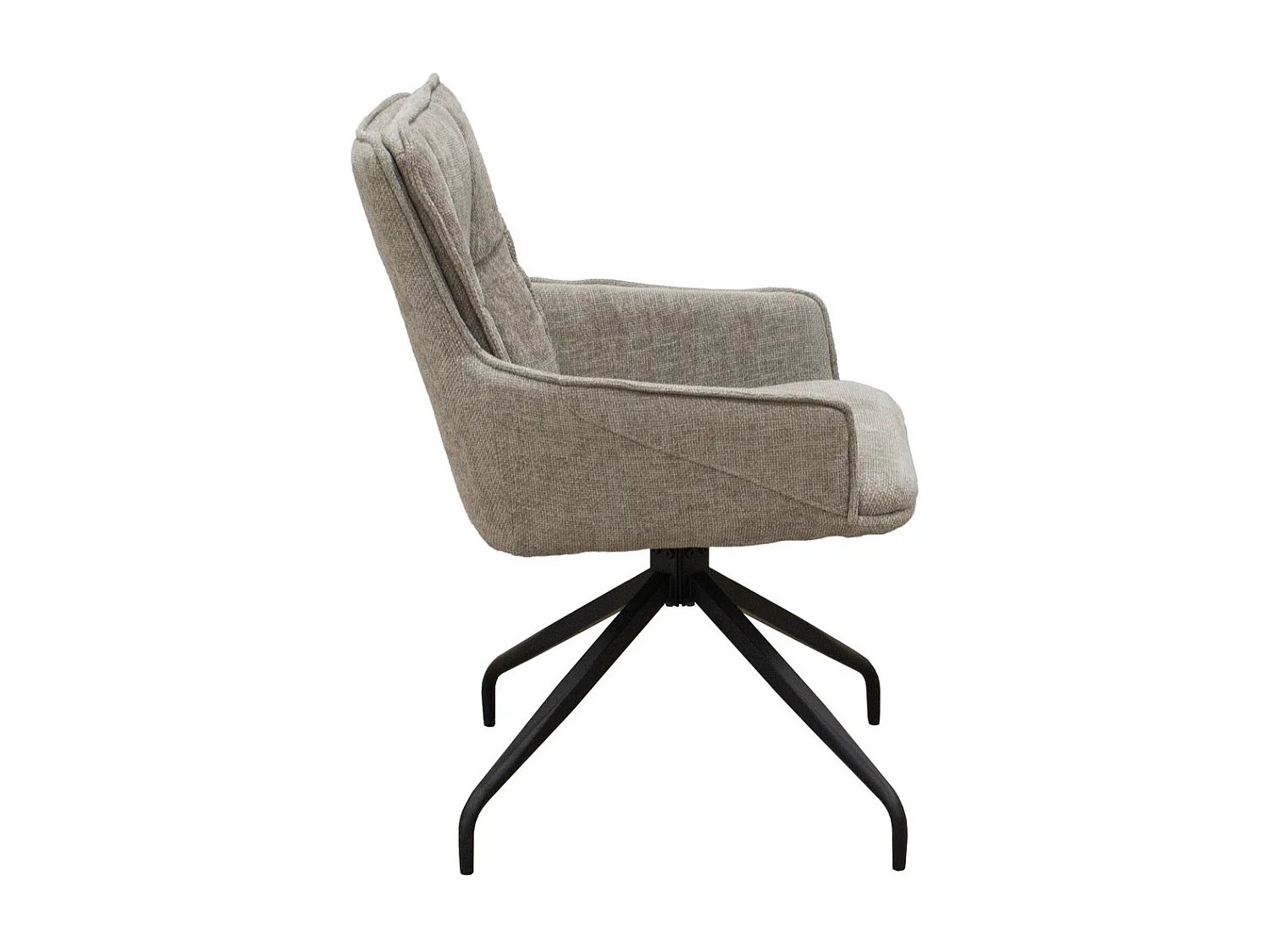 Set di 2 Sedie Ketty, Tortora, 57x61x88 cm, Seven Design