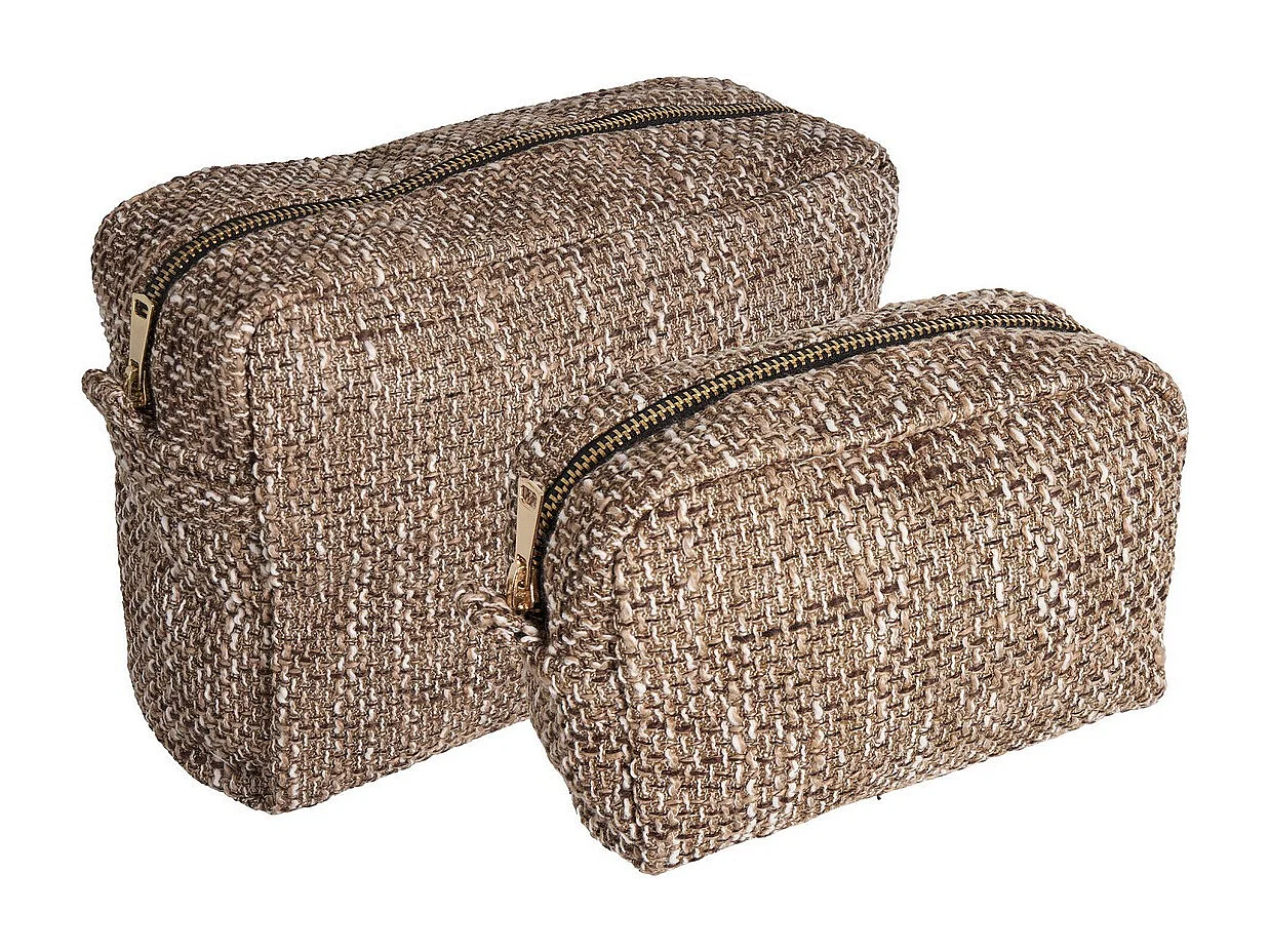 Kosmetyczka Safi, Brązowy, 30x11x22 cm, Seven Design