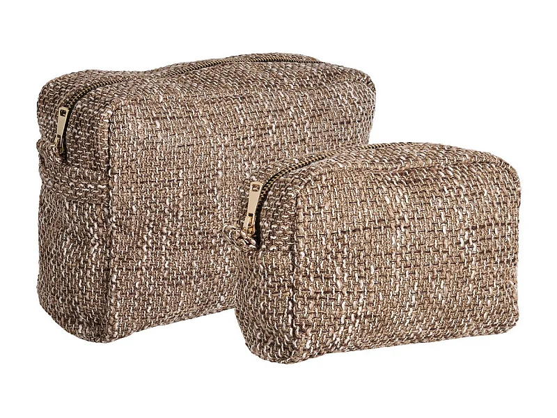 Kosmetyczka Safi, Brązowy, 30x11x22 cm, Seven Design