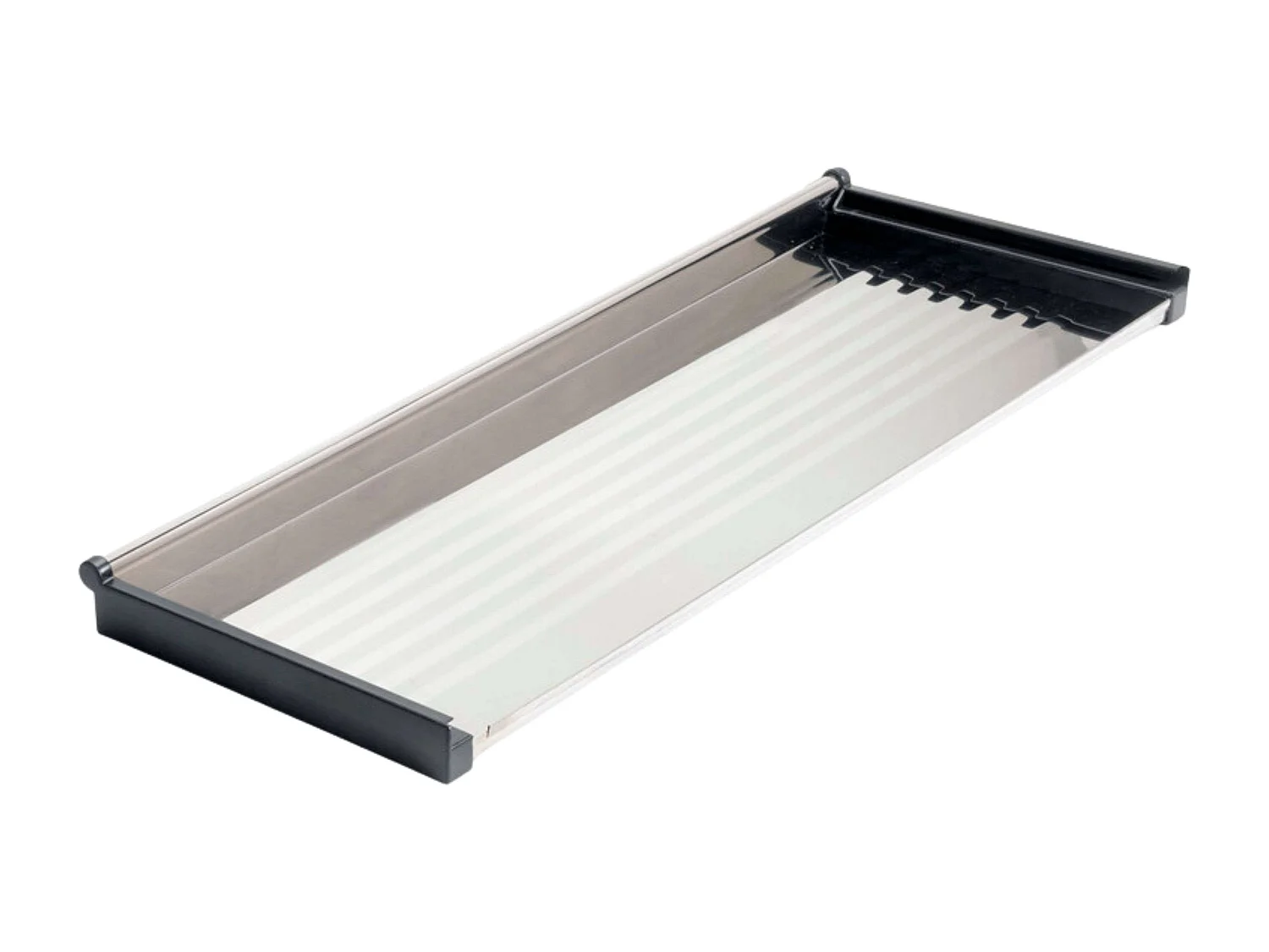 Ecurreplato acero inox módulo alto 80 cm gri 77x25x12 cm