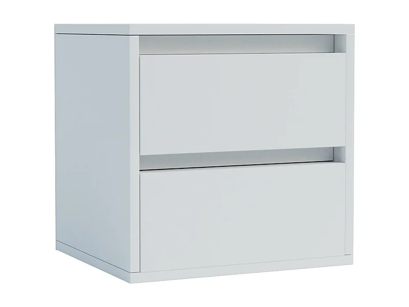 Stolik Nocny Idea, Biały, 40x40x35 cm, Epikasa