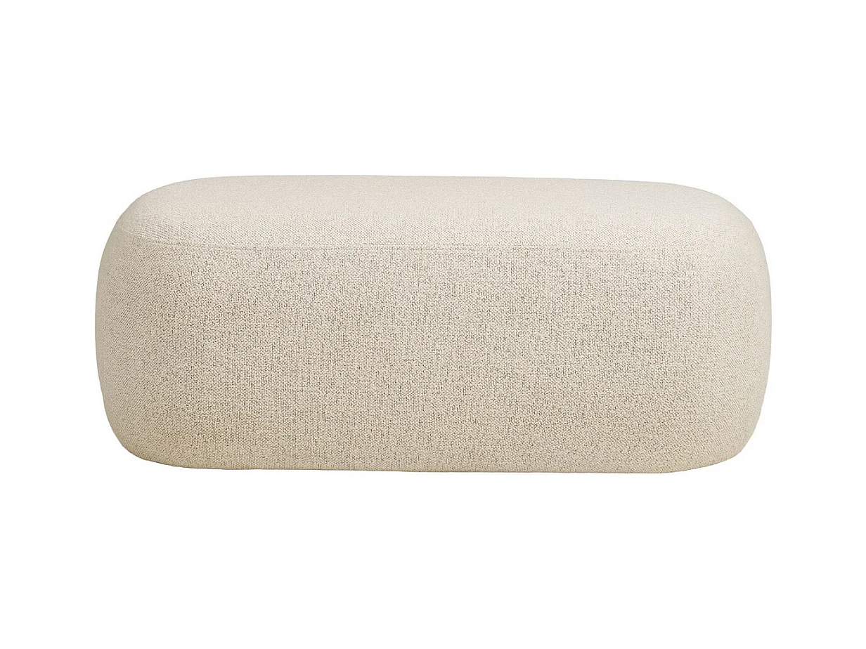 Banc Blossomville, Blanc, 100x50x38 cm, Seven Design
