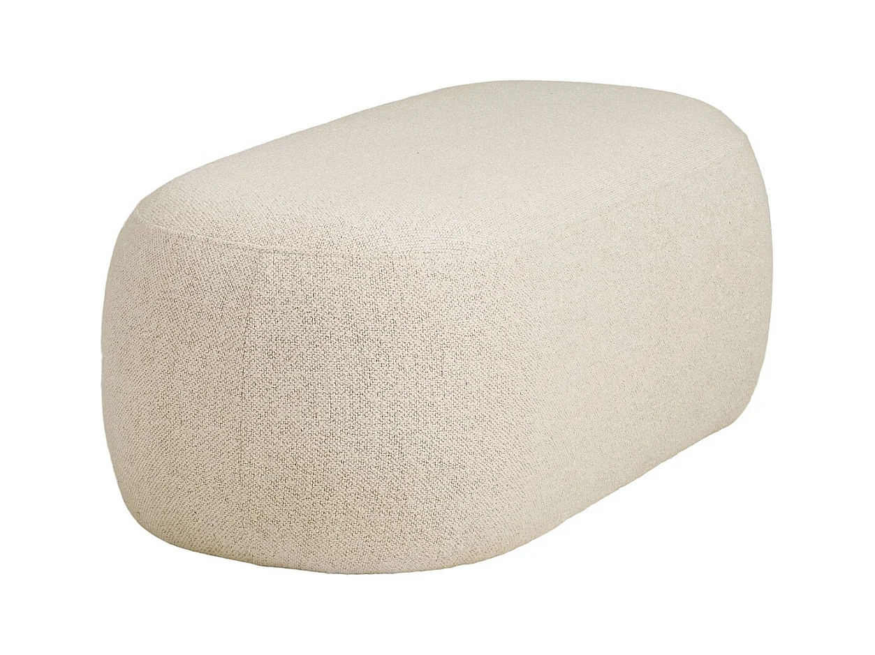 Banc Blossomville, Blanc, 100x50x38 cm, Seven Design