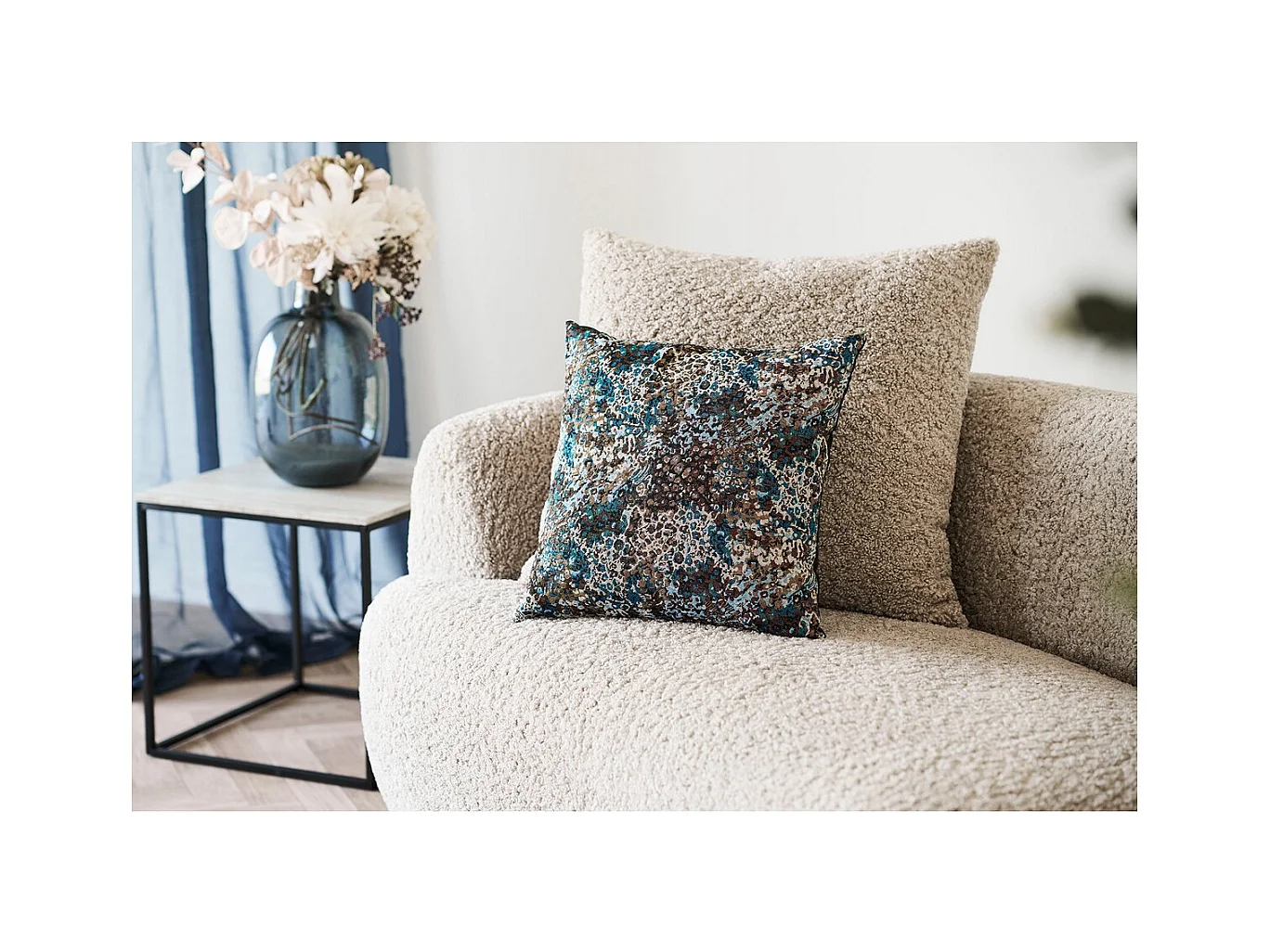 Coussin Décoratif Blossom, Multicouleur, 45x5x45 cm, Seven Design