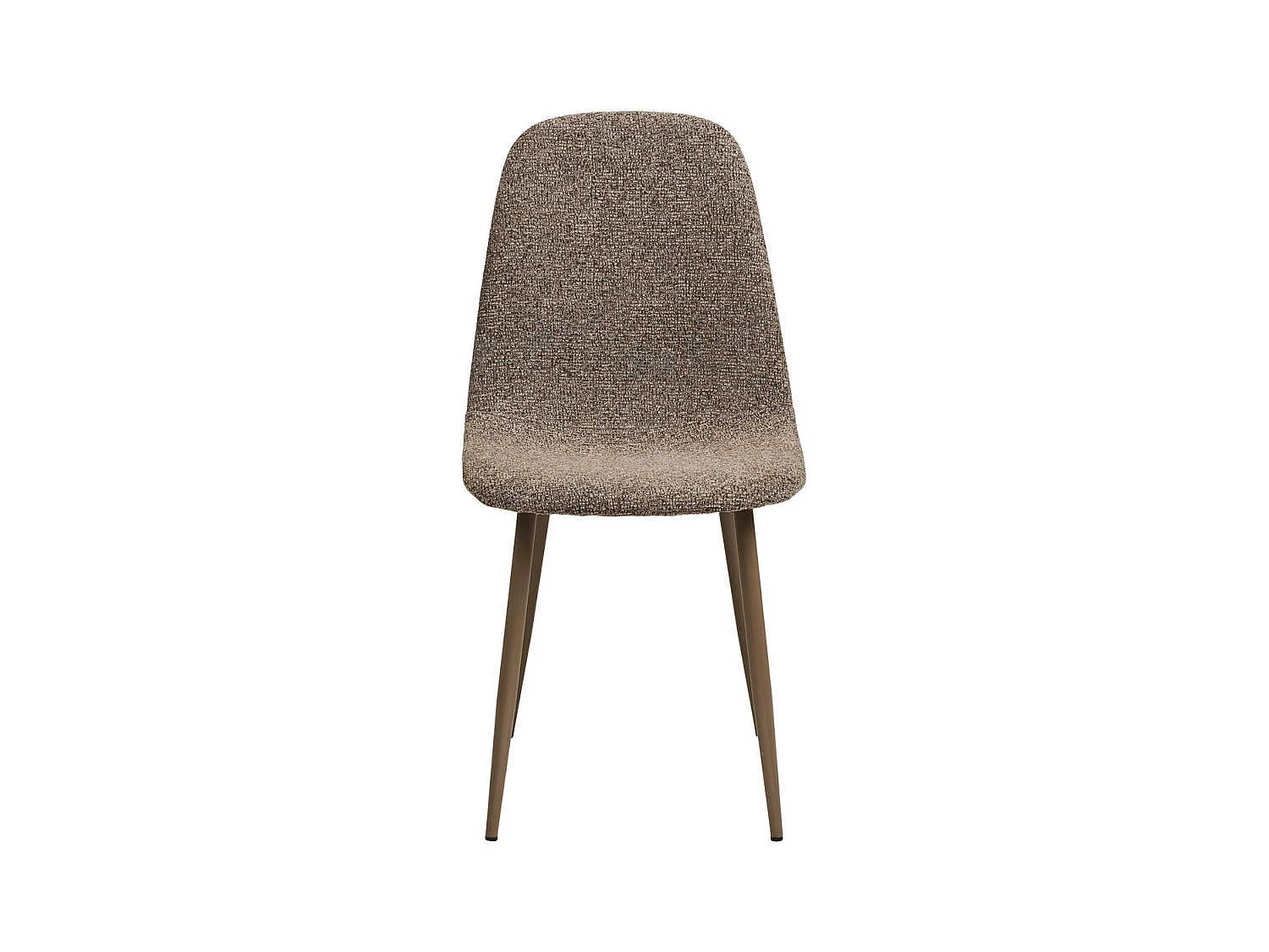 Lot de 2 Chaises Stockholm, Marron, 44x54x88 cm, Epikasa