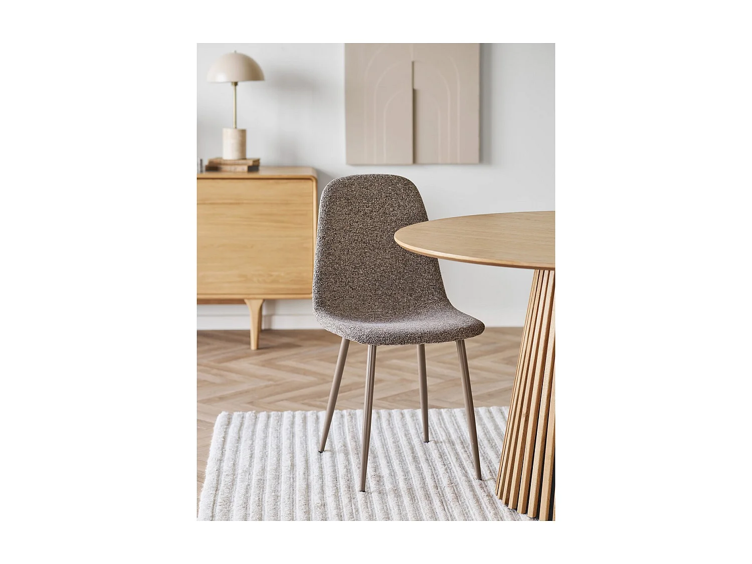 Zestaw 2 krzeseł Sztokholm, Brązowy, 44x54x88 cm, Seven Design