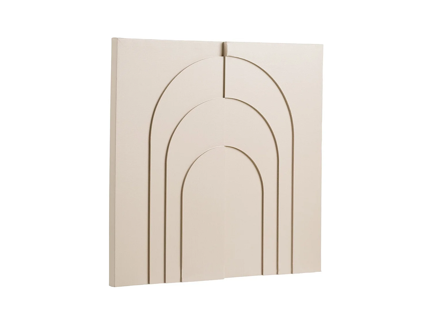 Panneau Décoratif Ina, Beige, 60x2x60 cm, Seven Design