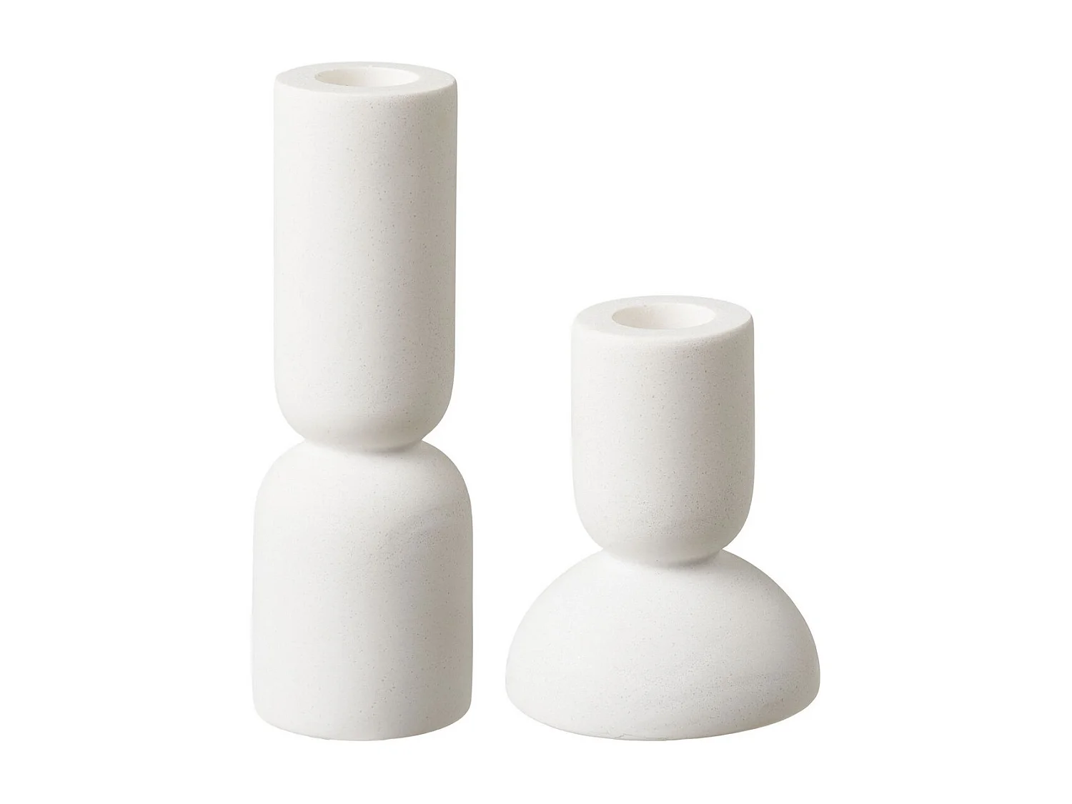 Świecznik HN26, Biały, 7,5x7,5x15 cm, Seven Design