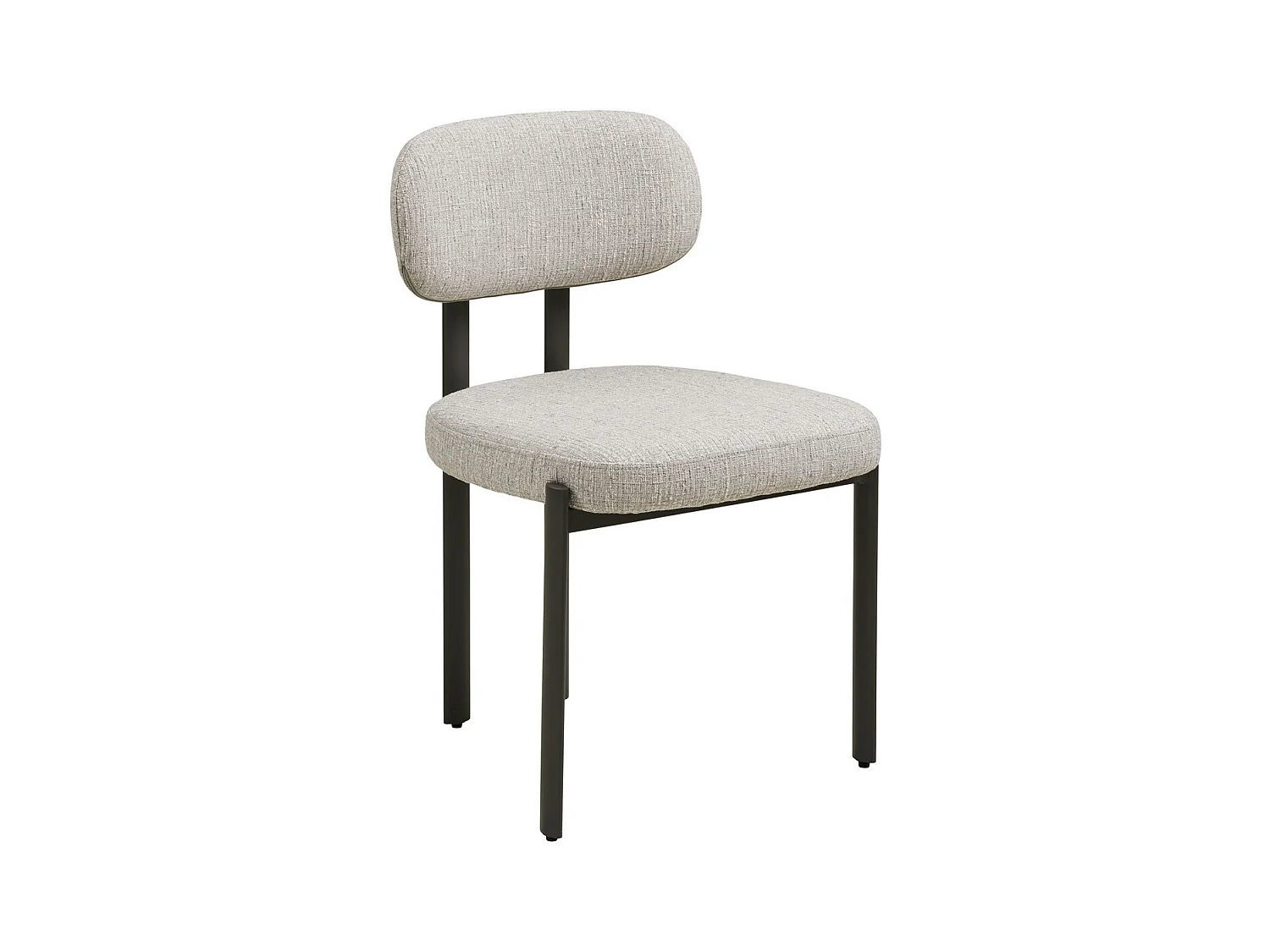Lot de 2 Chaises Royan, Blanc, 50x53x80,5 cm, Seven Design