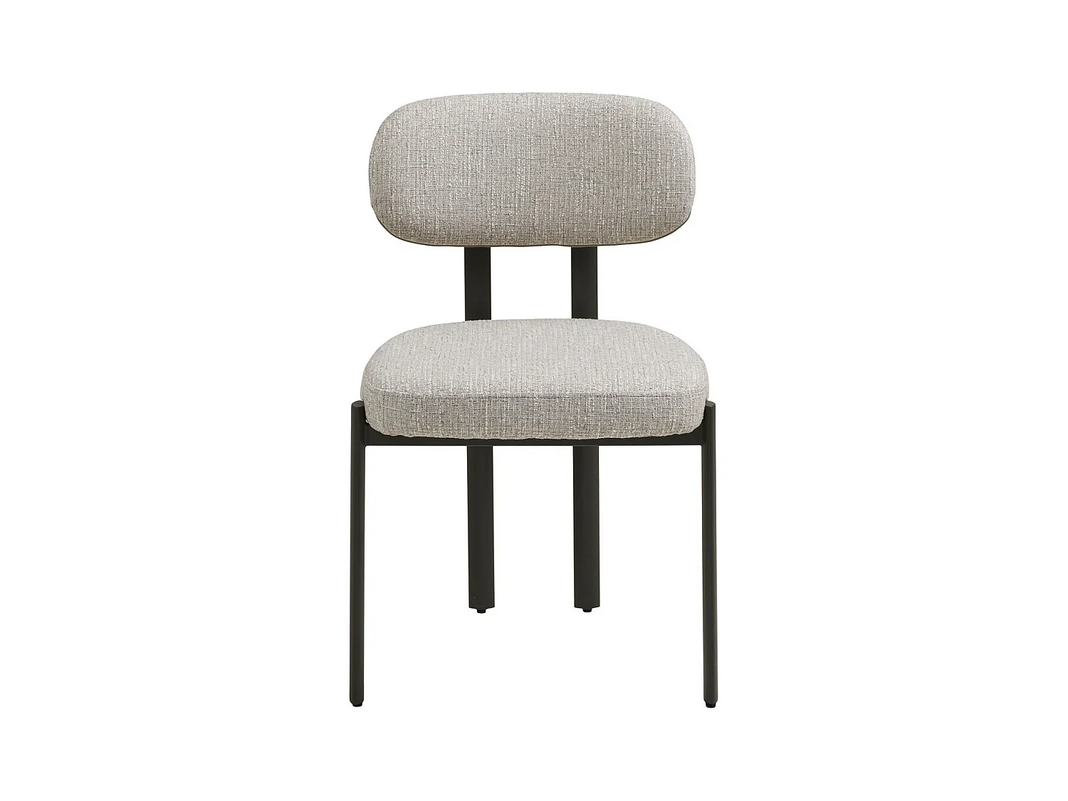 Lot de 2 Chaises Royan, Blanc, 50x53x80,5 cm, Seven Design