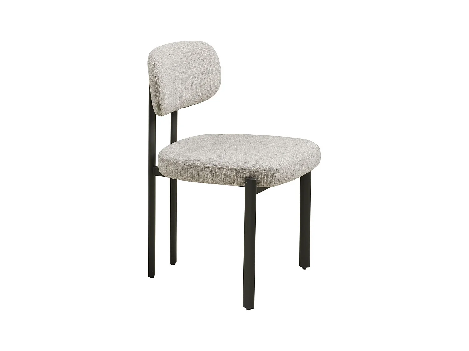 Lot de 2 Chaises Royan, Blanc, 50x53x80,5 cm, Seven Design